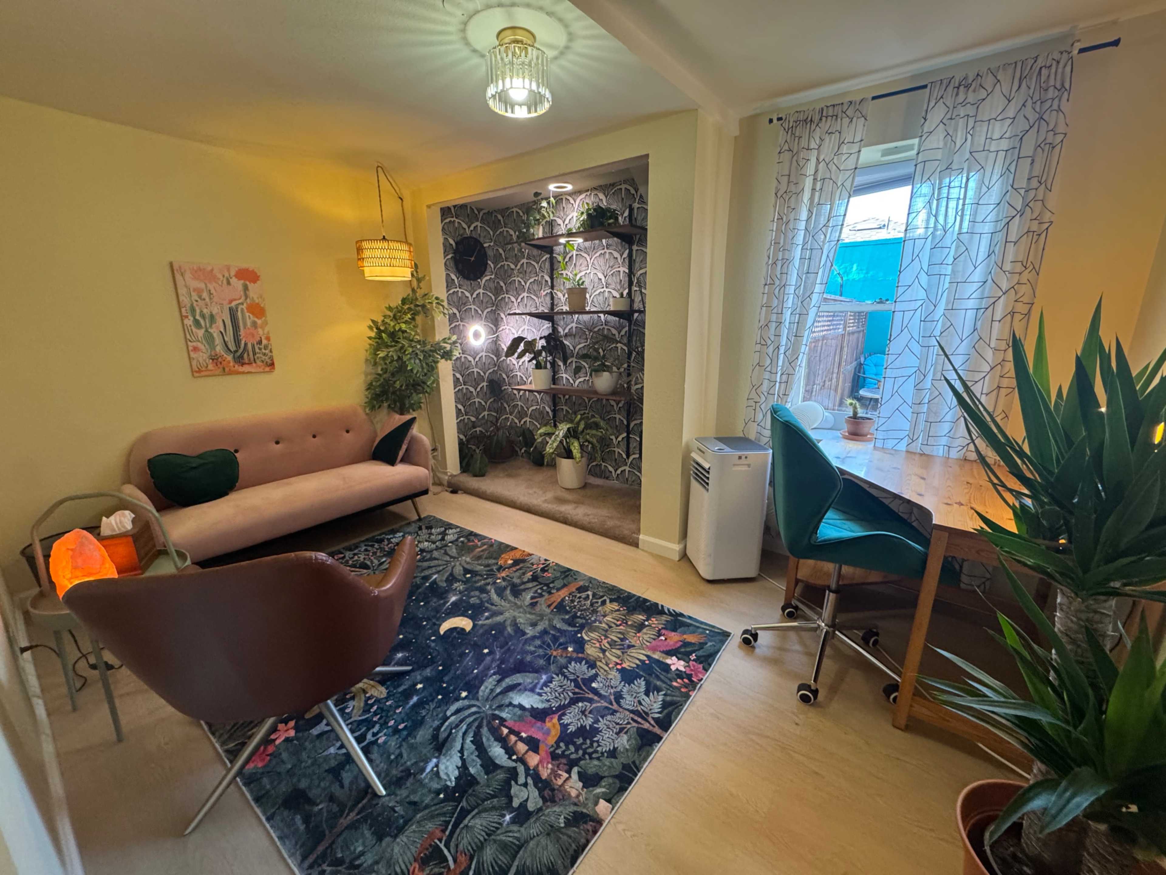 Oakland Wellness Suite filled with plants and natural lighting II Image in School, Oakland, CA