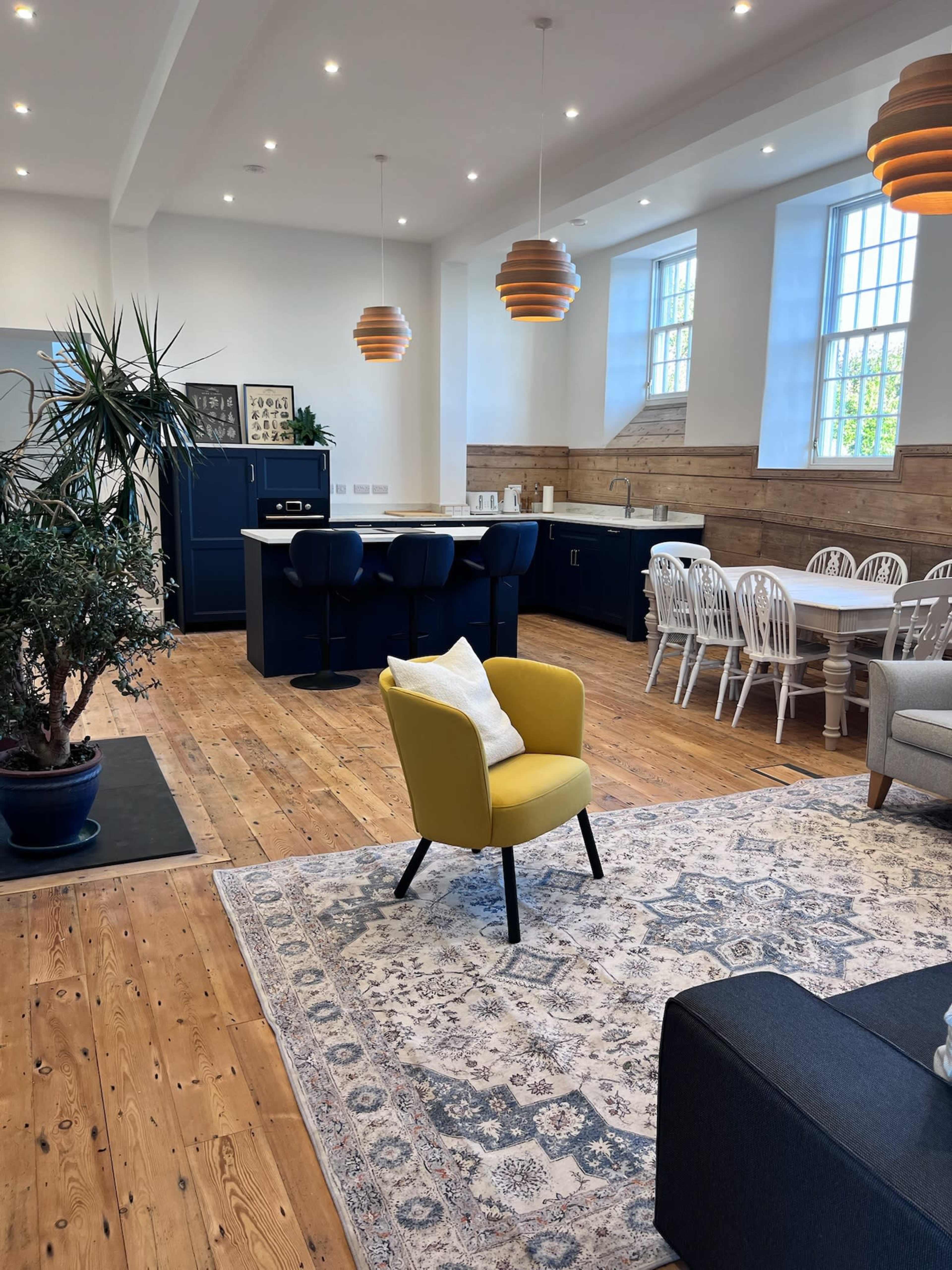 Devon converted school house large open plan space Image in Witheridge, Tiverton, ENG