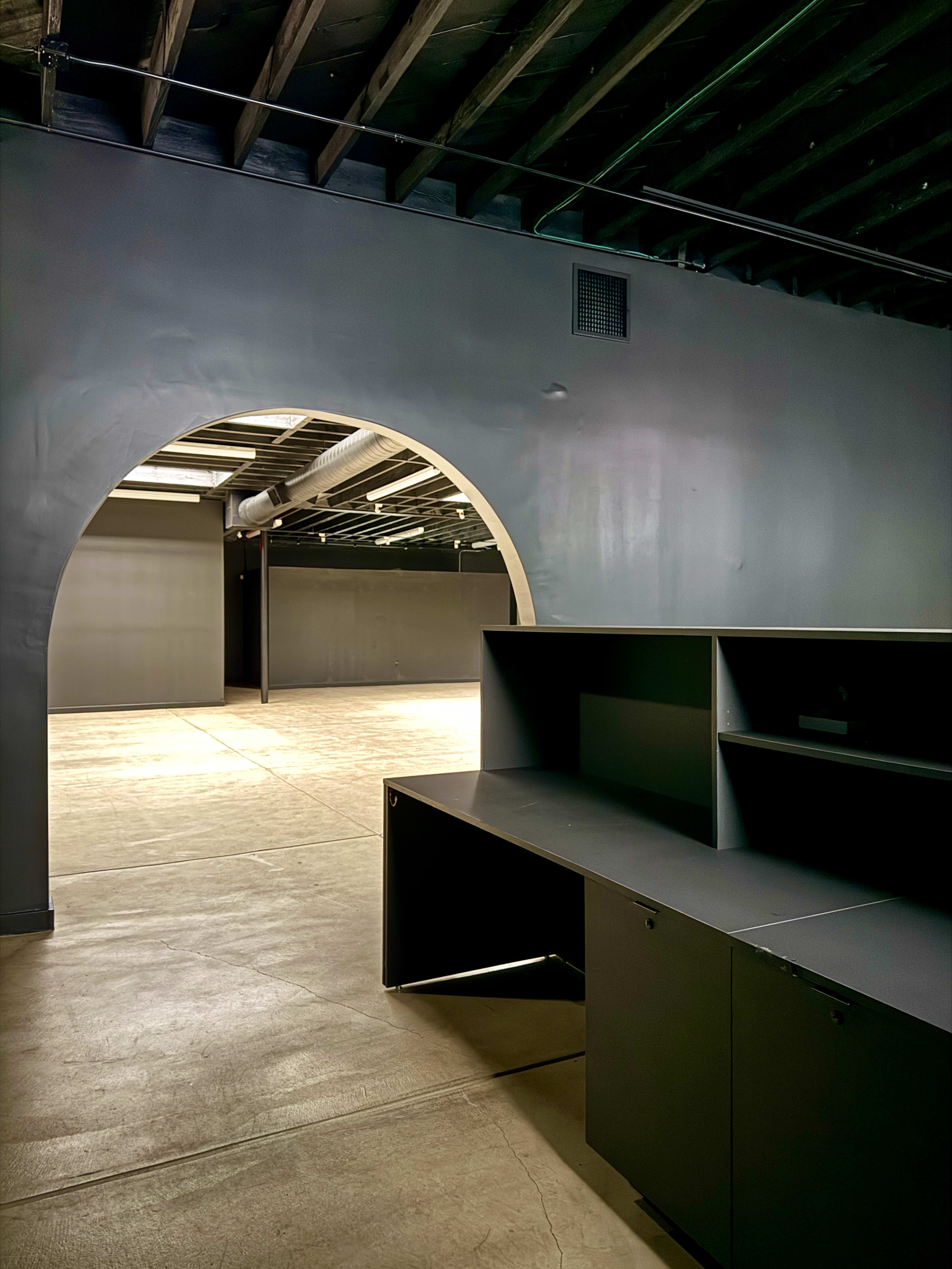 West Adams Industrial Gallery with Outdoor Zen Garden Image in Crenshaw, Los Angeles, CA