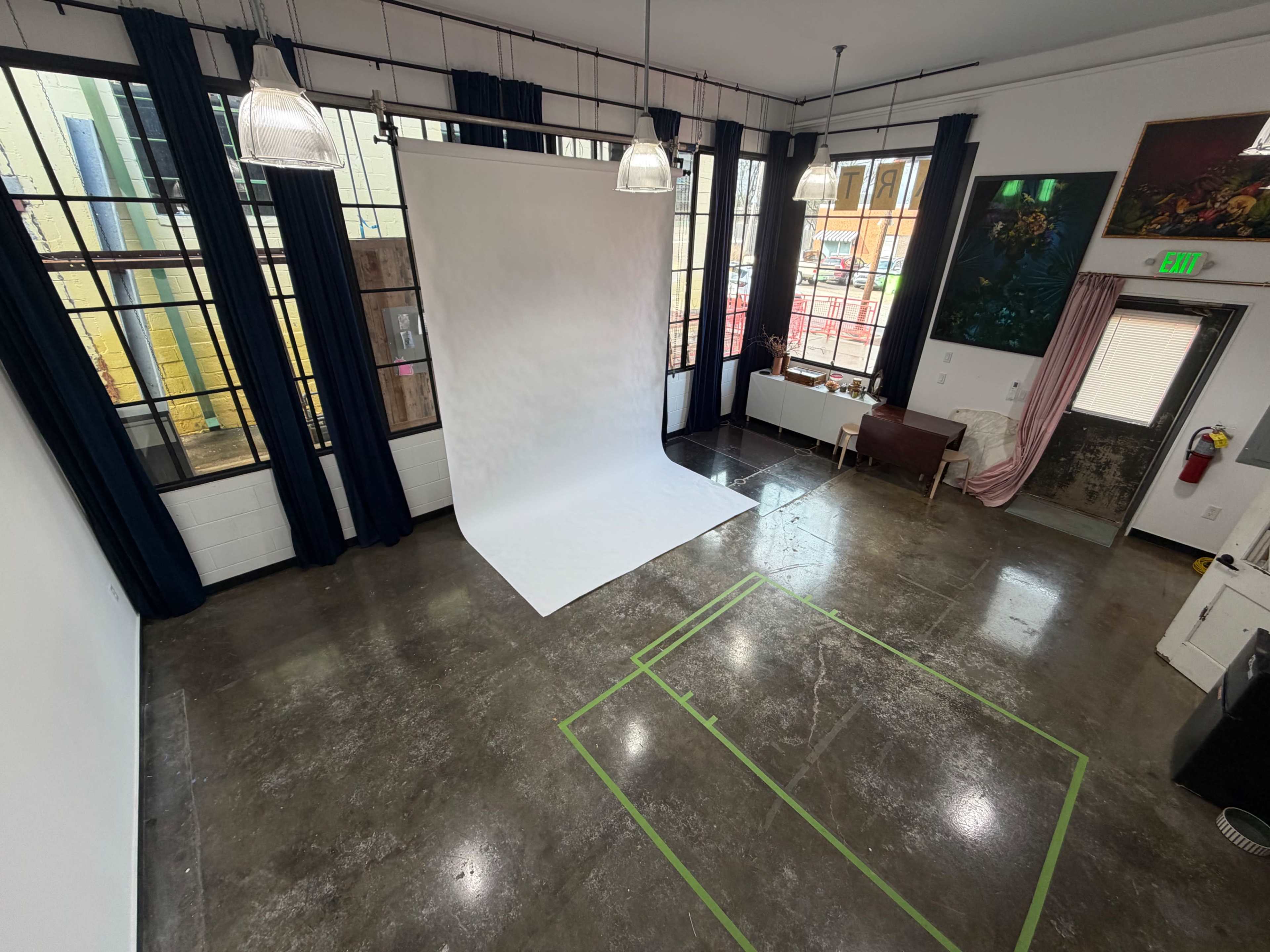 Downtown Avondale Studio with Floor to Ceiling Windows Image in Avondale Estates, Avondale Estates, GA