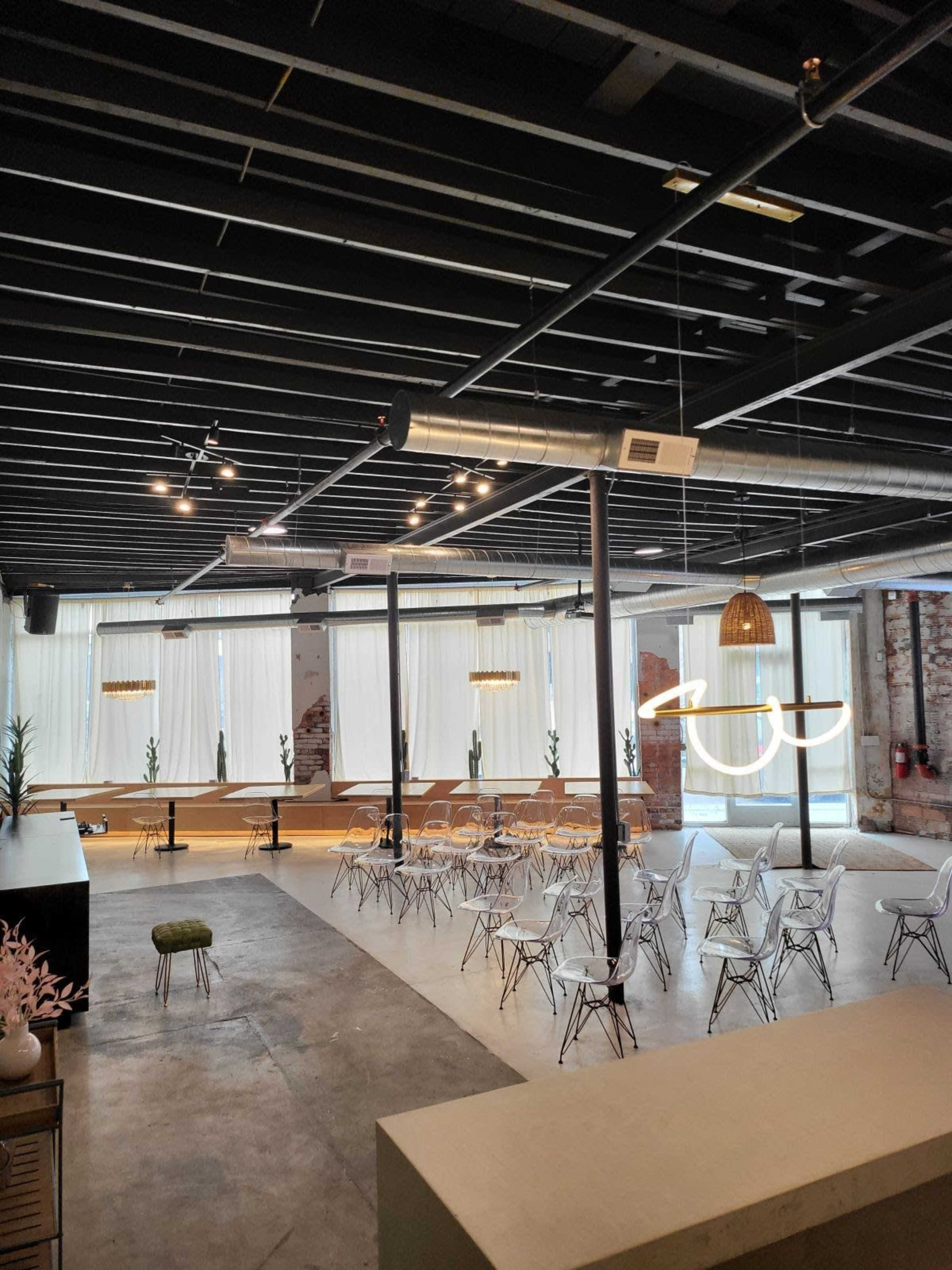 Blank Slate Beauty: White Floors, Rustic Walls, Infinite Creativity Image in Henry Ford, Detroit, MI