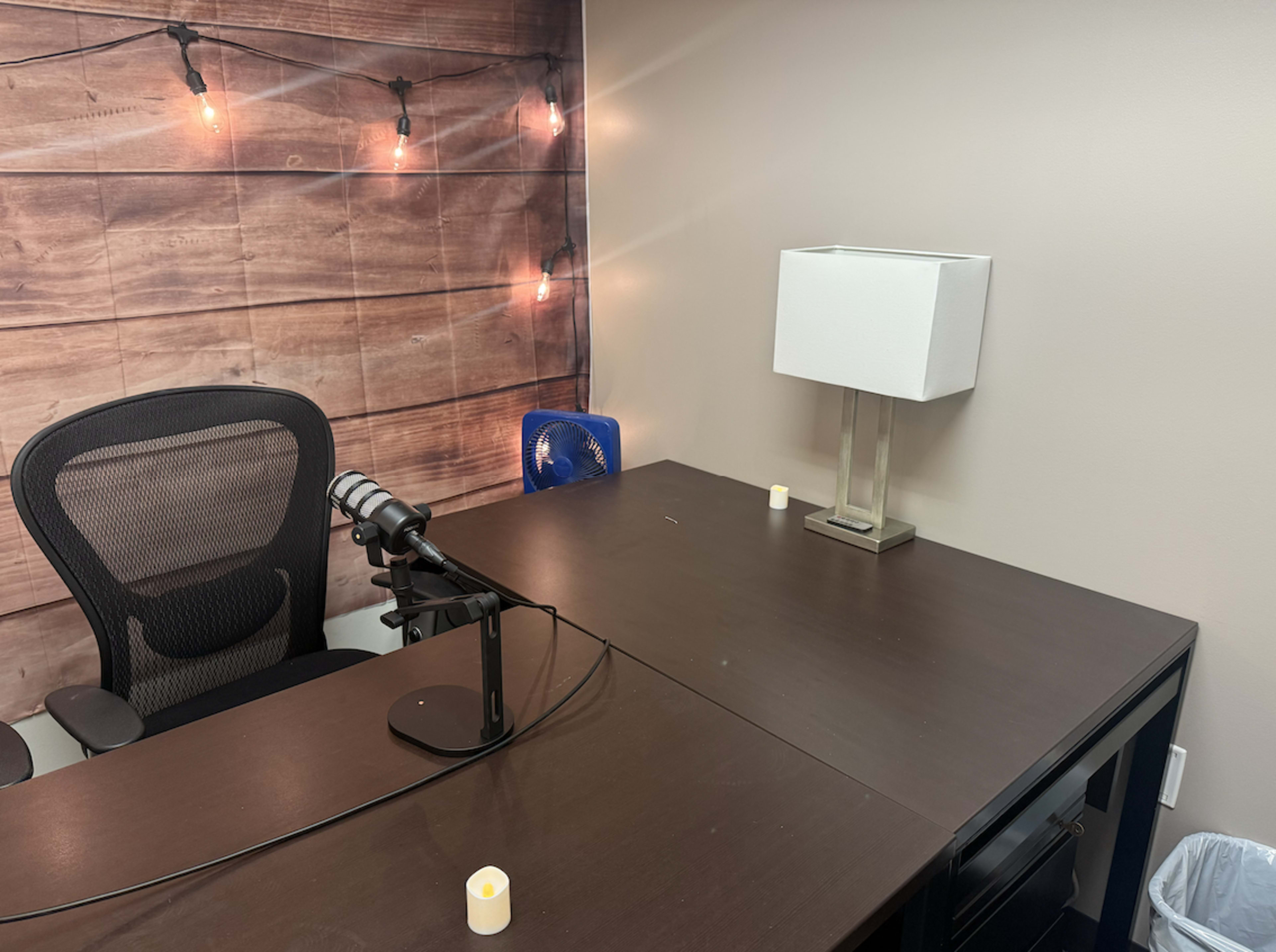 Fully Setup and Decorated Podcast Studio Image in Dearborn, Dearborn, MI