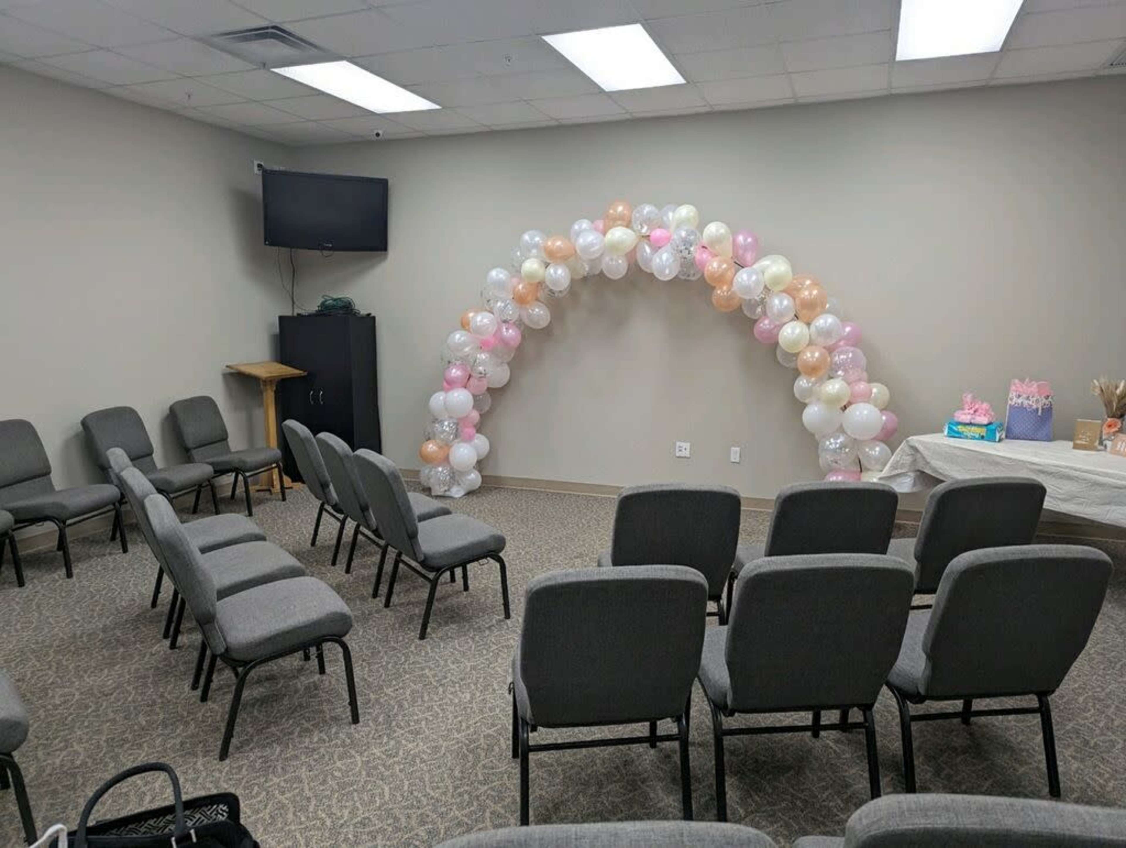 North Fort Worth church with areas suitable for parties, showers, presentations, events  from 1-50 people20-600 Image in Heritage, Fort Worth, TX