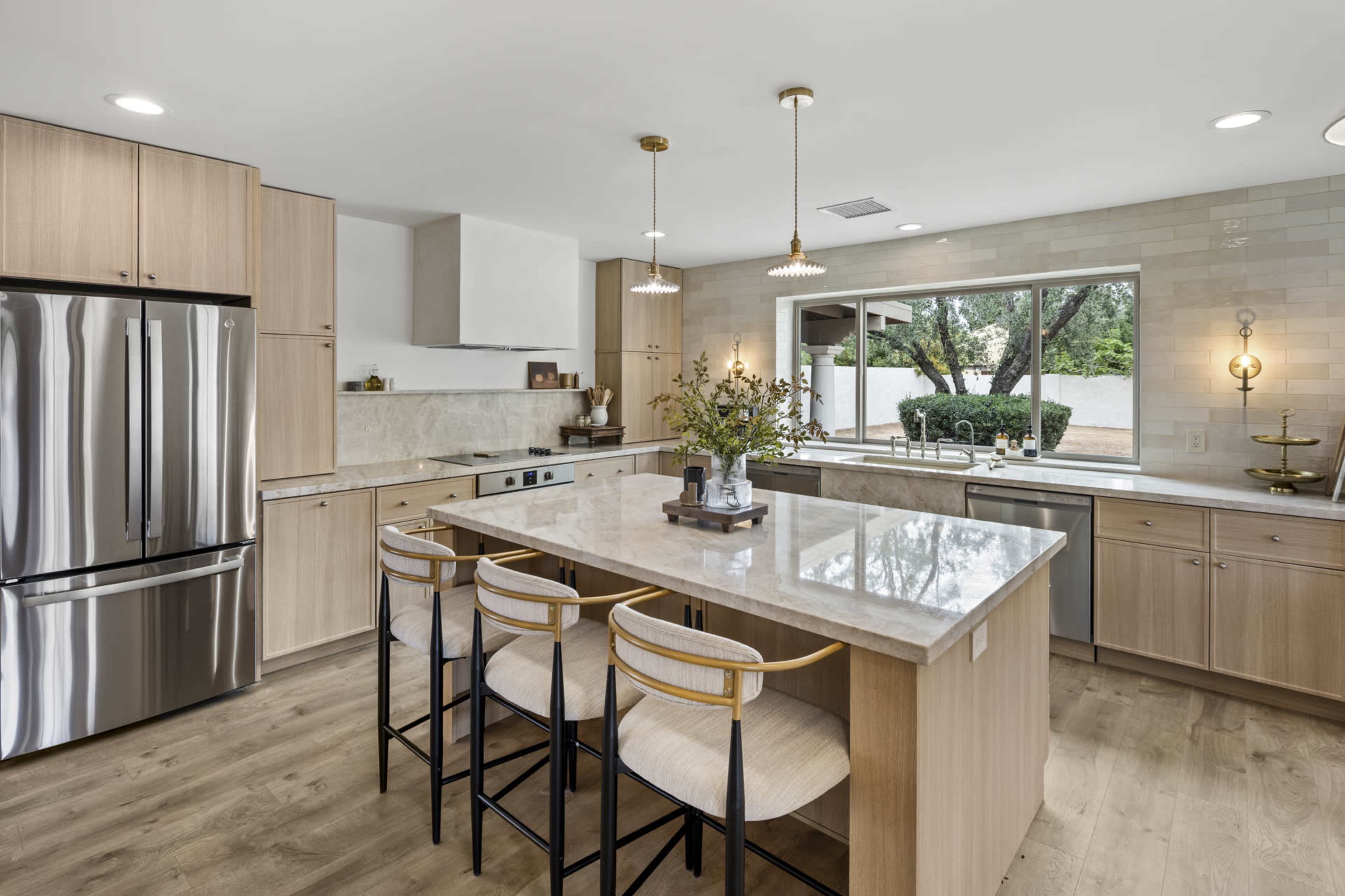 Luxury Modern Parisian Resort on Acre Lot with Luxury Resort Style Amenities: Pickleball, Lazy River, Gym and Spa (Sauna and Cold Plunge), 5-hole Putt Putt course with bunker, Bocce Ball, Chess Image in Paradise Valley Village, Scottsdale, AZ