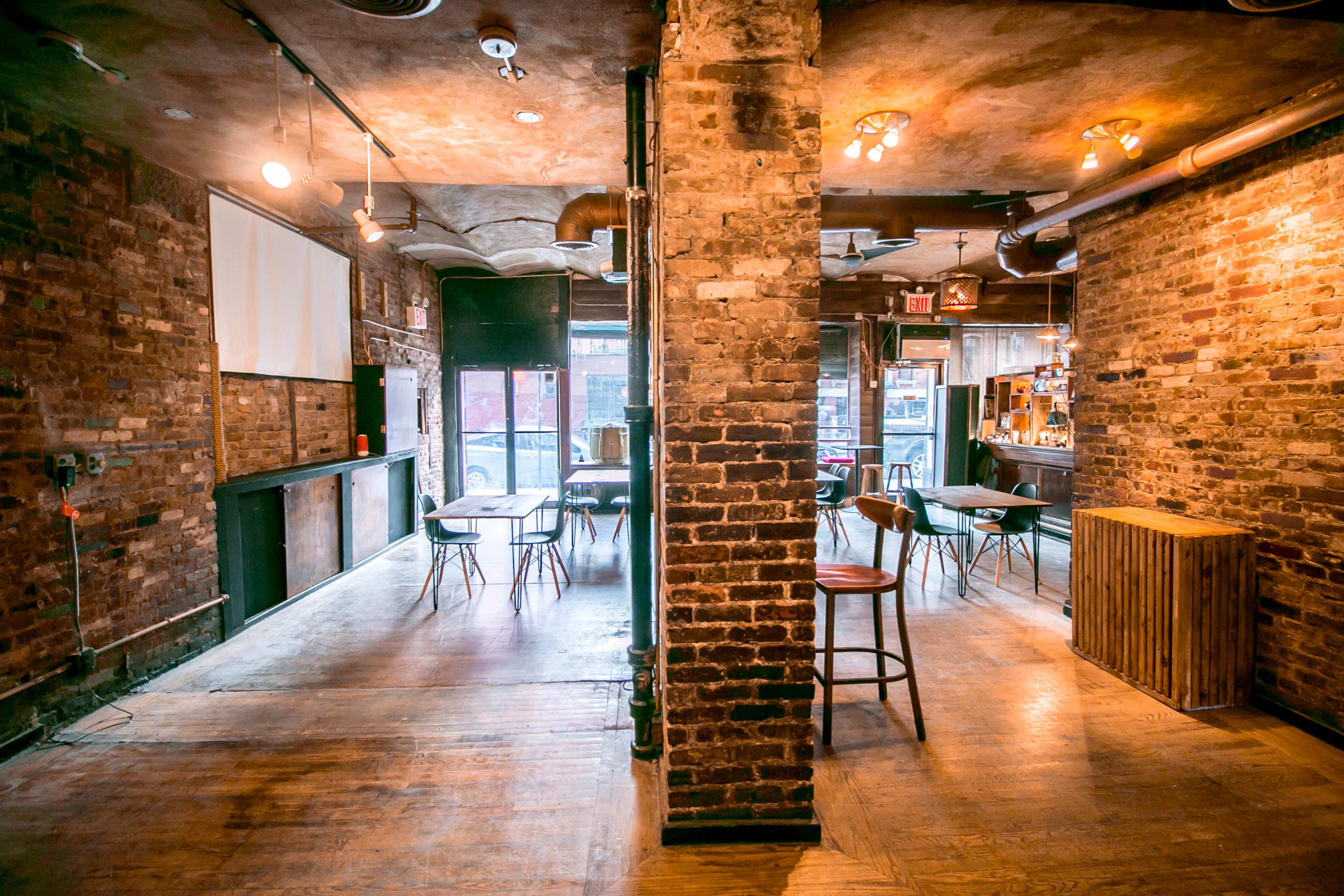 Exposed brick Multi-use Event Space Image in Ukrainian Village, New York, NY