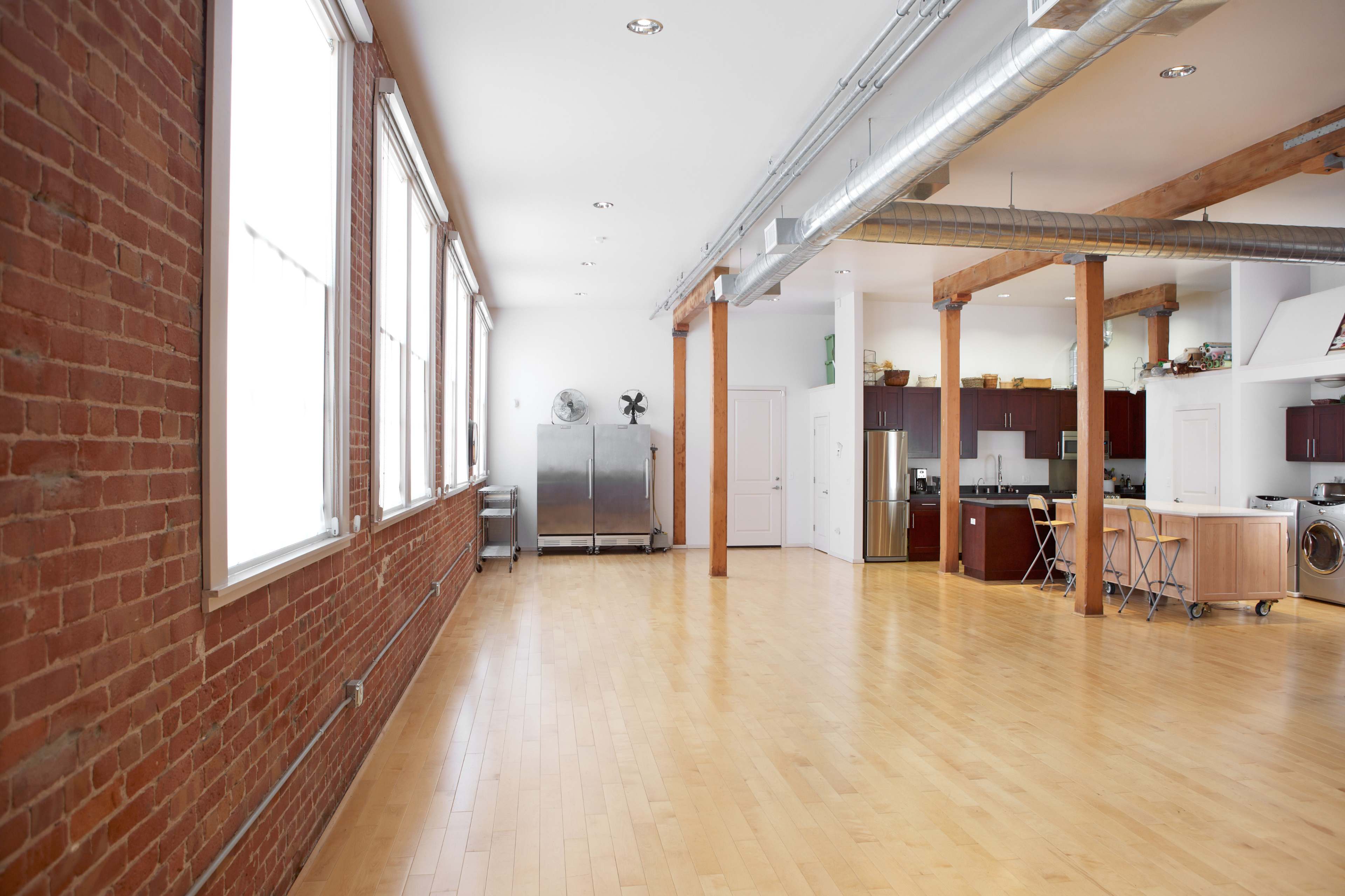 Brick And Timber Open Loft Space Image in West Oakland, Oakland, CA