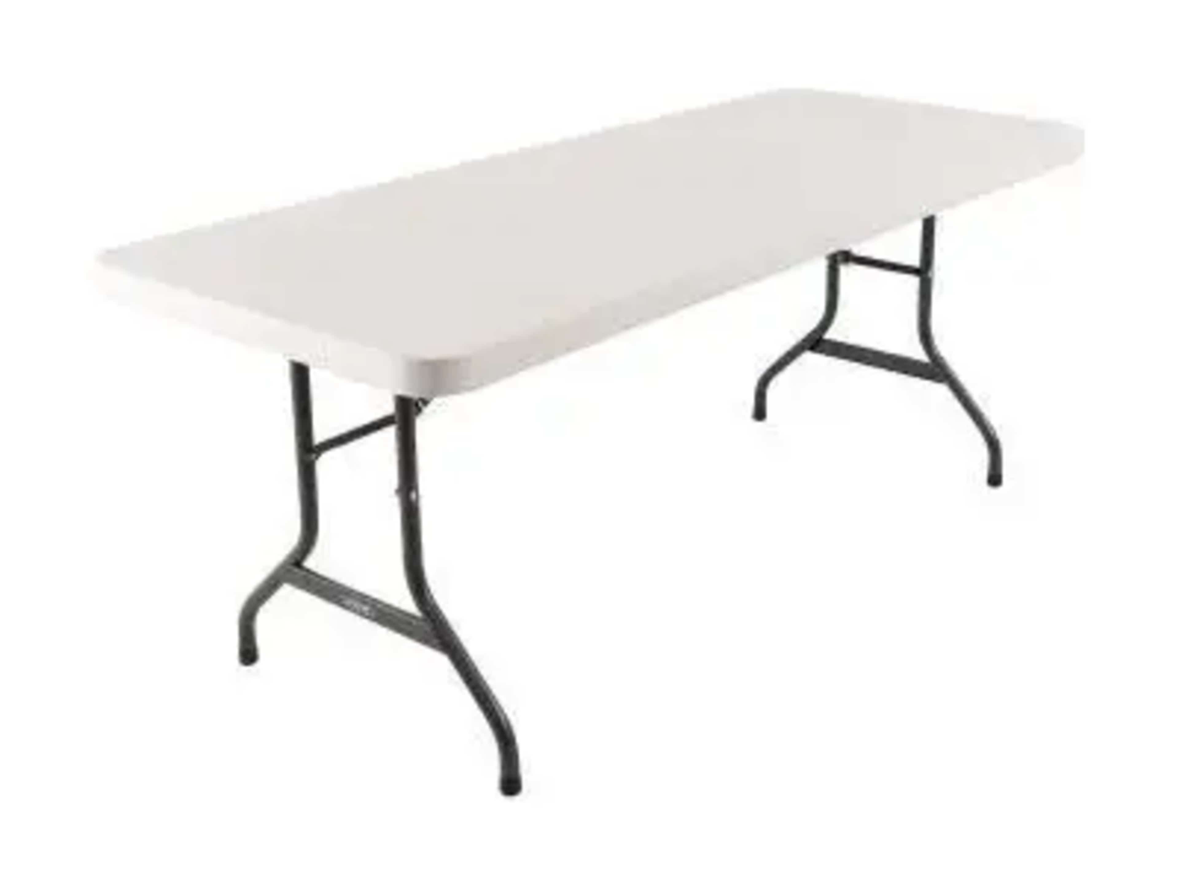 6ft Table, White