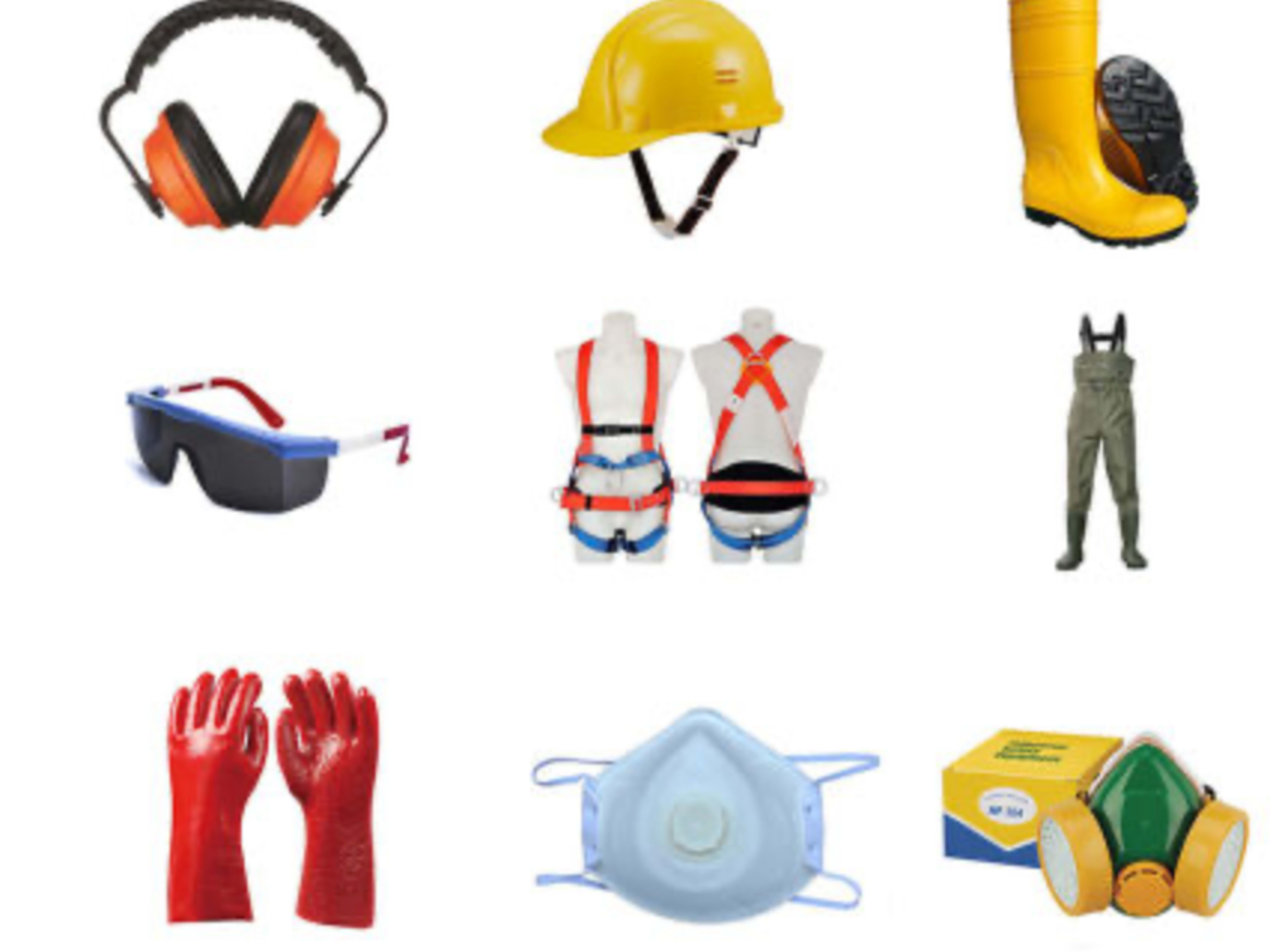 Construction PPE for OSHA training