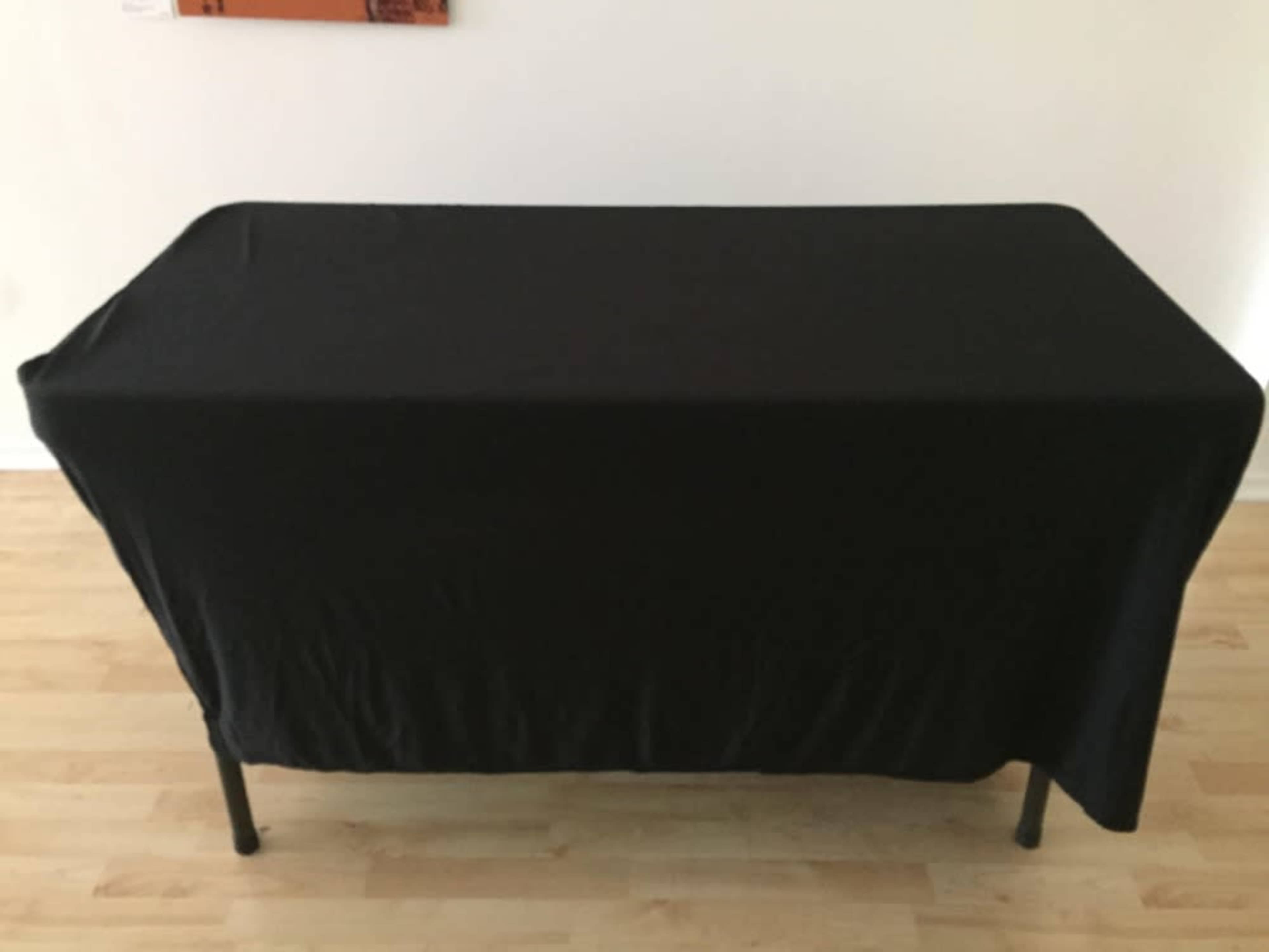  Folding Table 5 feet/ 3  feet option black cover