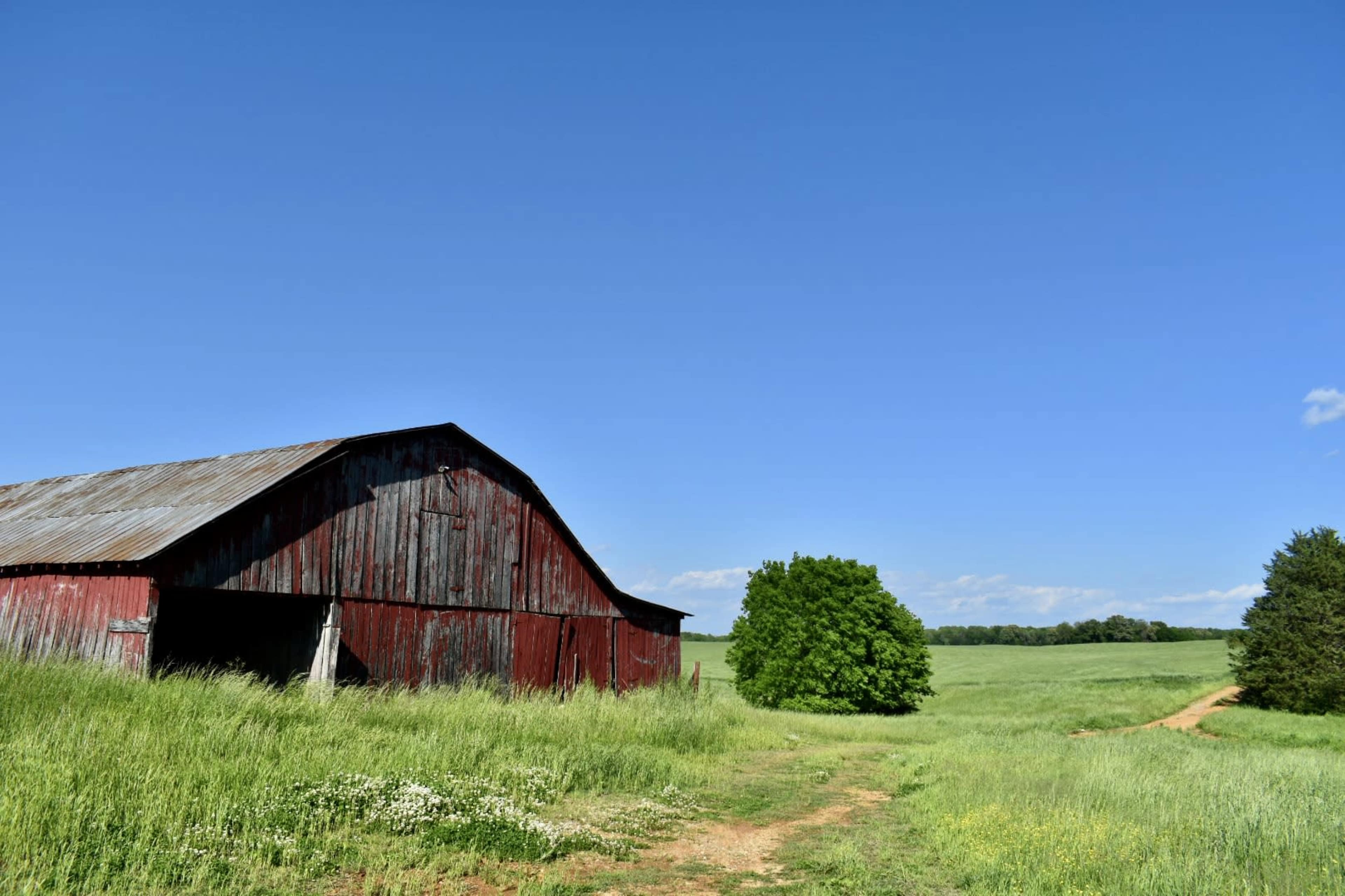 Hundreds of acres of farmland, numerous rustic barns and pure beauty, less than an hour from Nashville Image in , Cedar Hill, TN