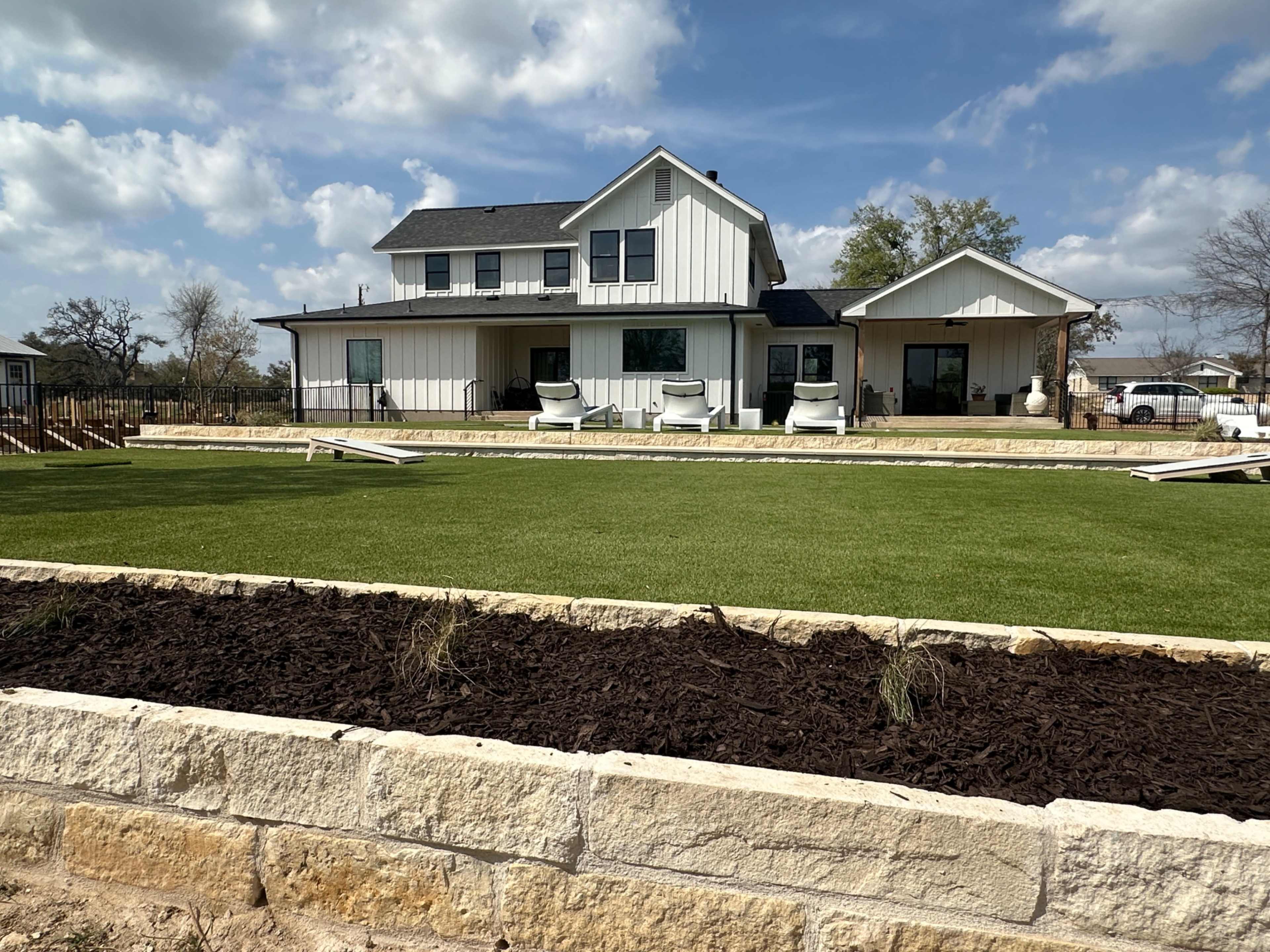 Modern Farmhouse with Natural Light and Turfed Yard Image in Dripping Springs, Dripping springs, TX