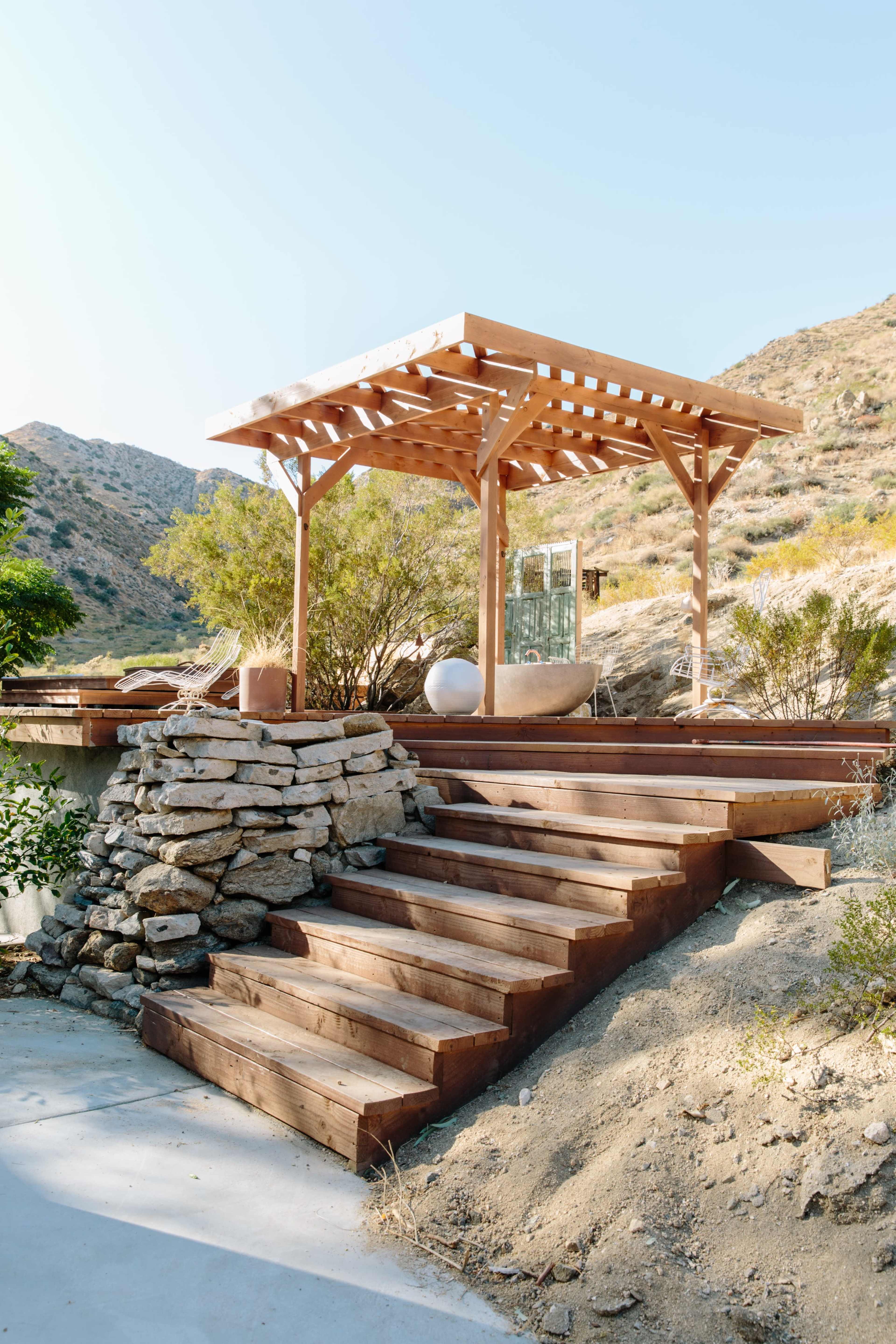 Beautiful Spanish Style House at the Top of a Canyon. Image in , Morongo, CA