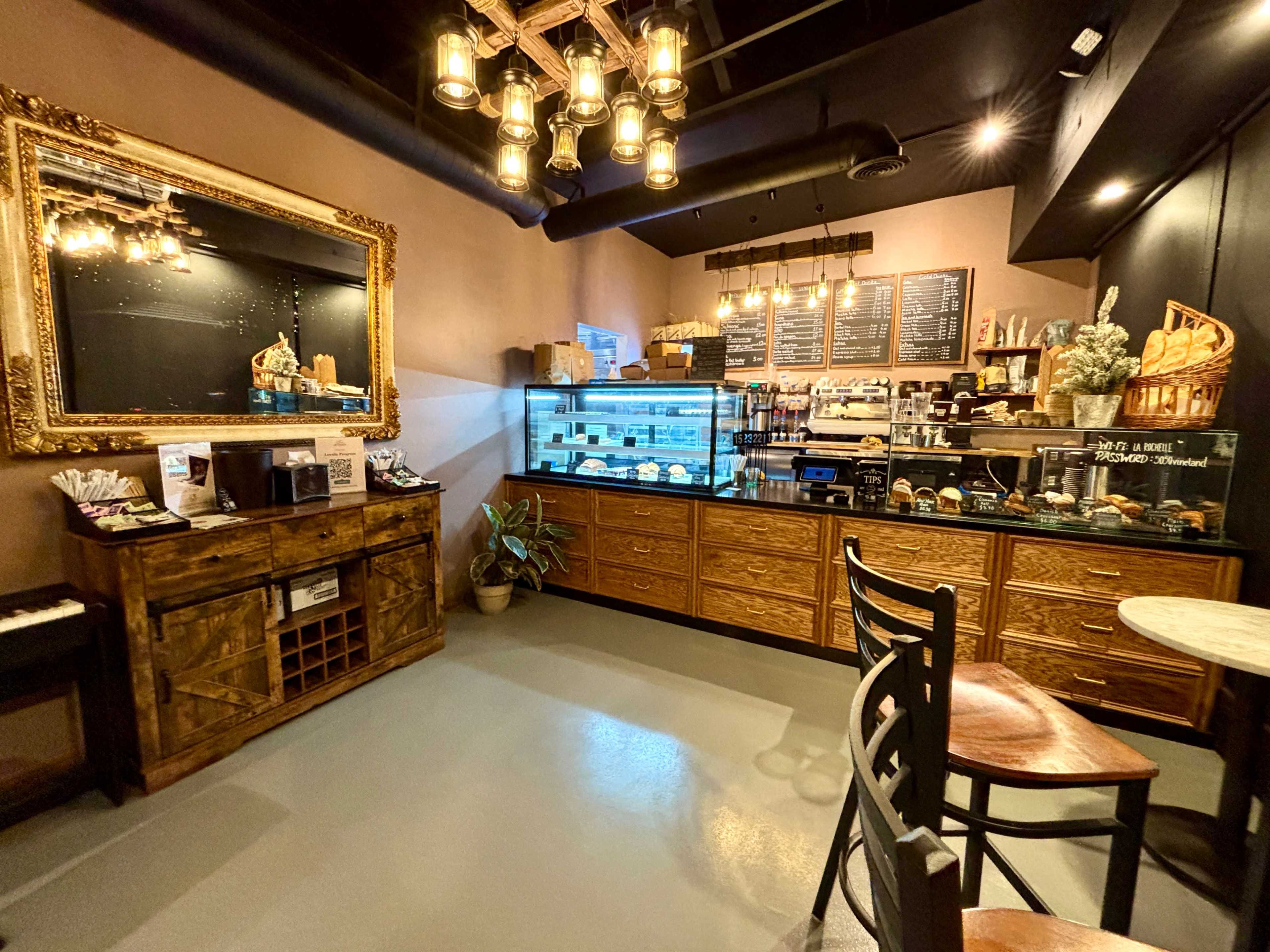 French Coffee Shop Cafe with Patio and Grafitti Image in North Hollywood, North Hollywood, CA