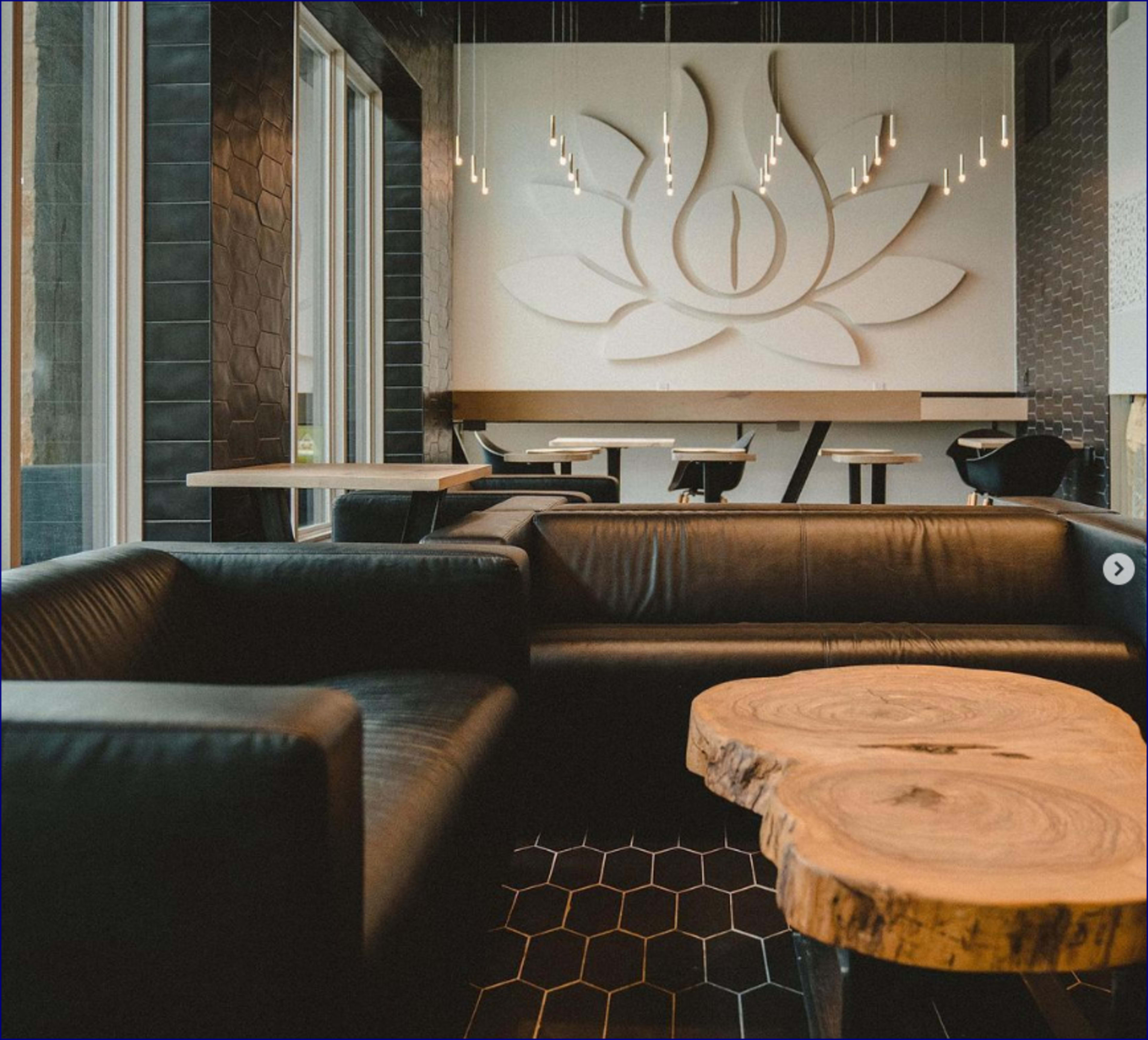 Modern Coffee Studio with Bar and Patio Space Image in George Mixon, FRISCO, TX