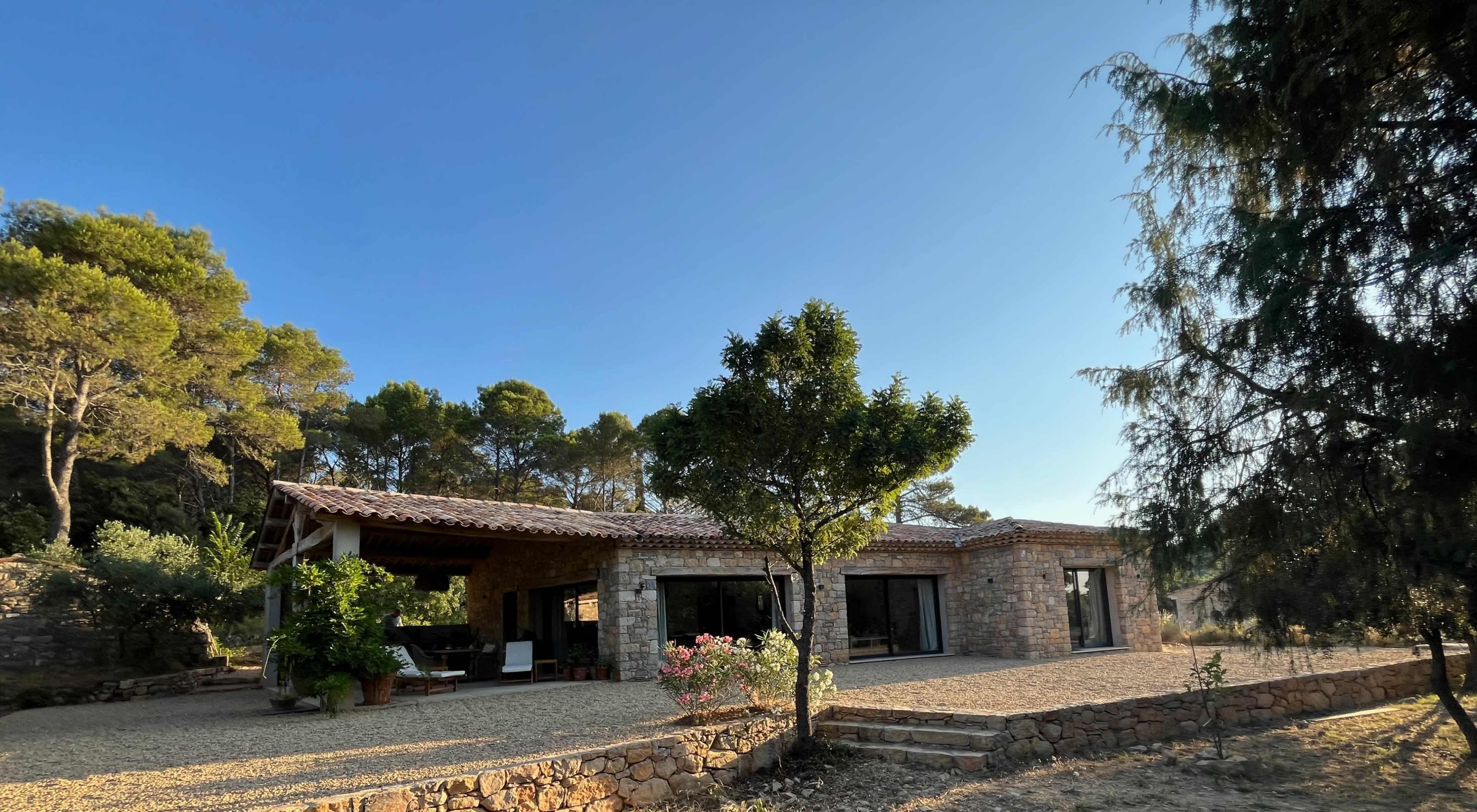 Villa Coquelicot - is in a tranquil, remote & private semi rural location.  Our Villa is located 2km from the village of Lorgues in a location that makes it ideal for a film or photoshoot. Image in , Lorgues