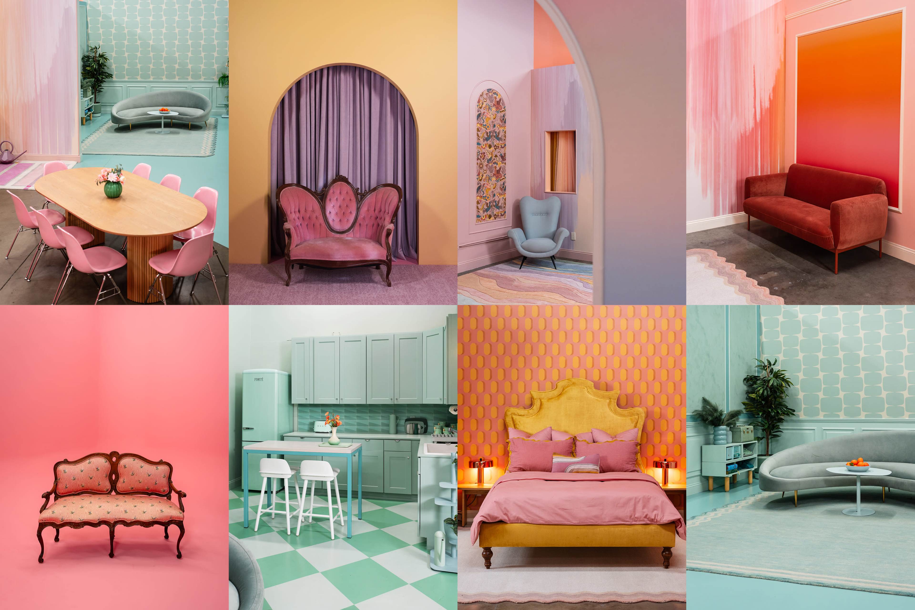 Spacious Colorful Retro Studio Image in Van Nuys, Van Nuys, CA