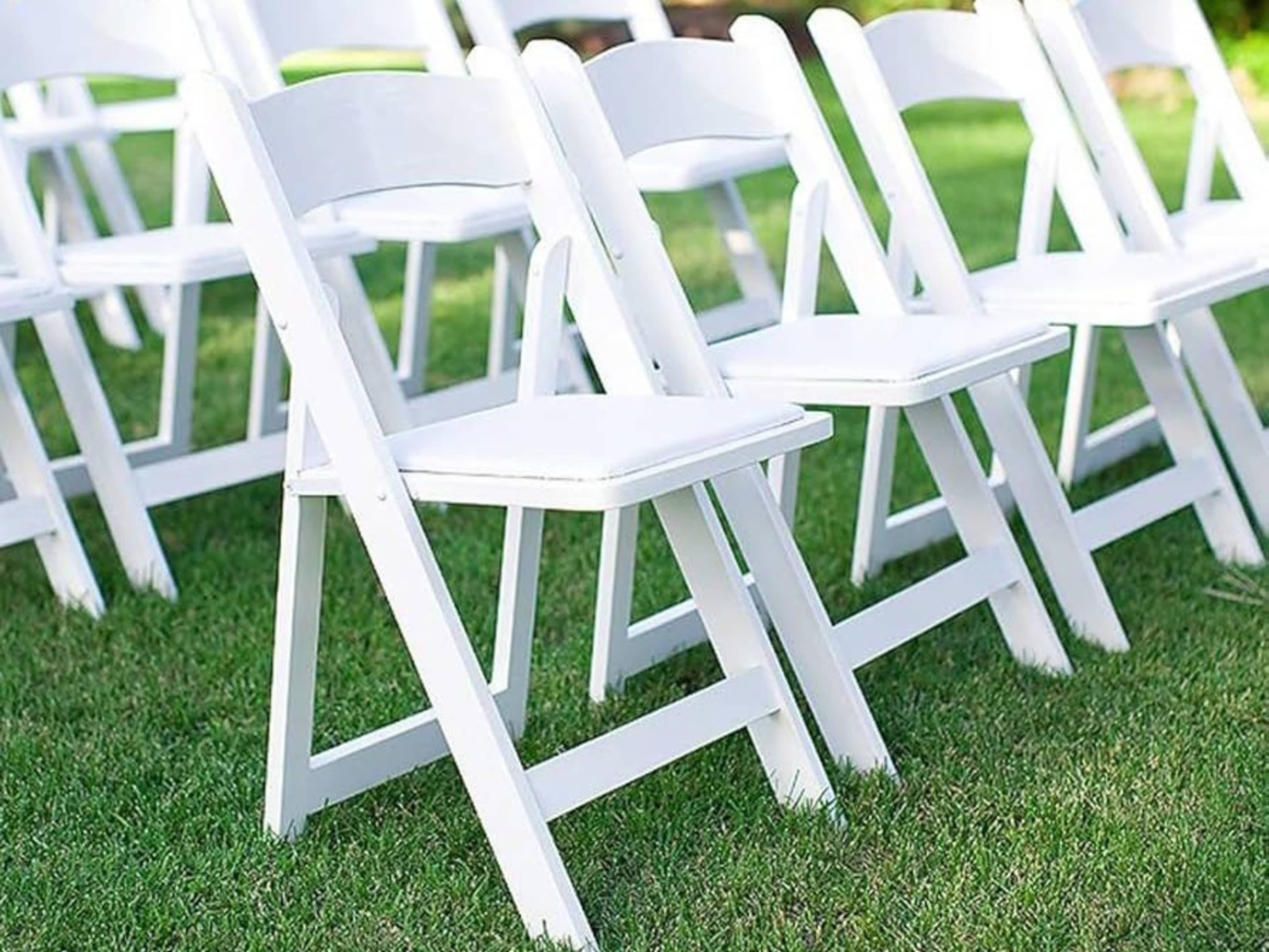 White Resin Chairs