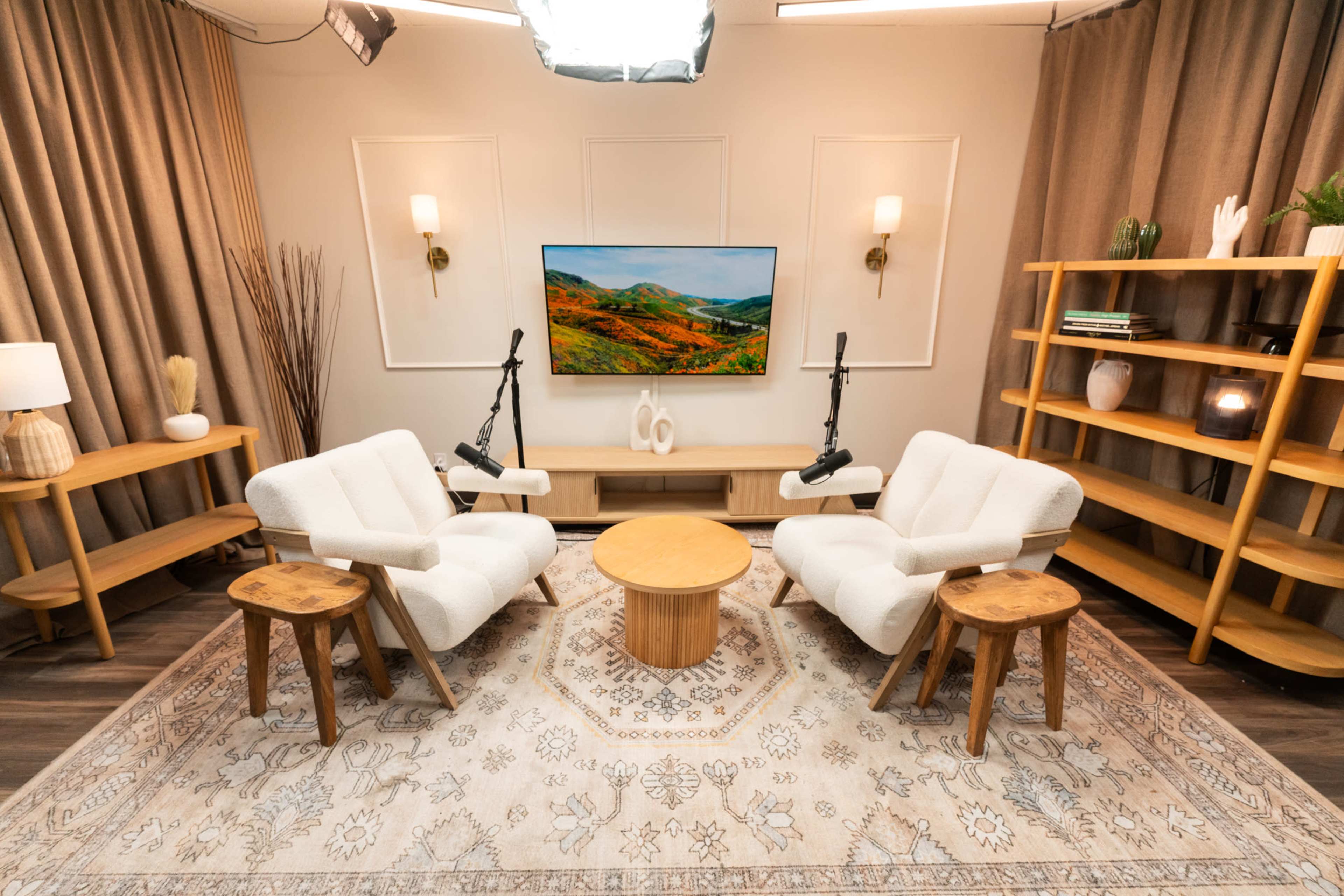 Modern & Aesthetic Podcast Studio w/ Pro Equipment Image in North Hollywood, North Hollywood, CA