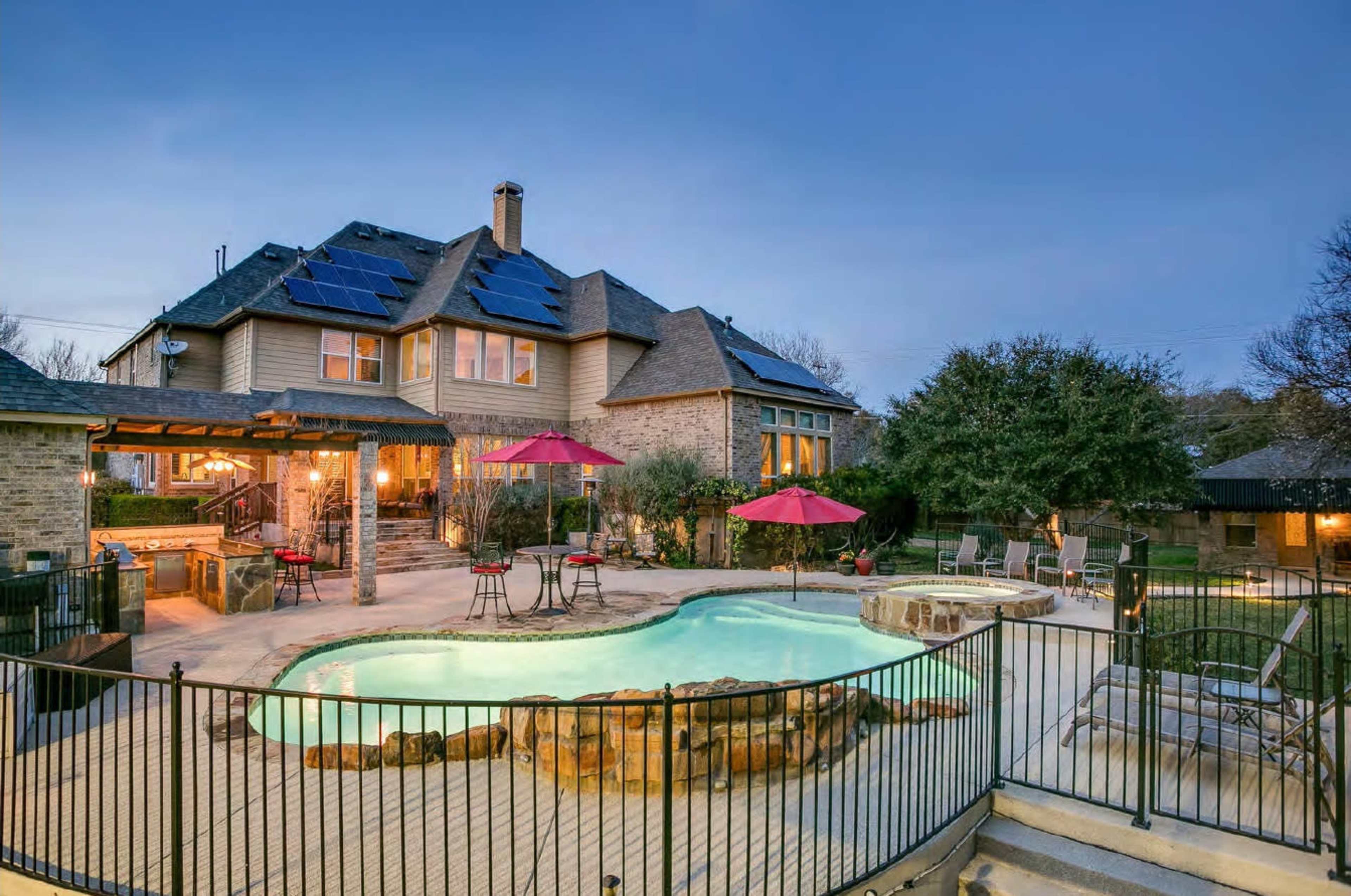 Pool + Water Slide + Party Room w/ AC + Basketball Image in Garden Ridge, Garden Ridge, TX