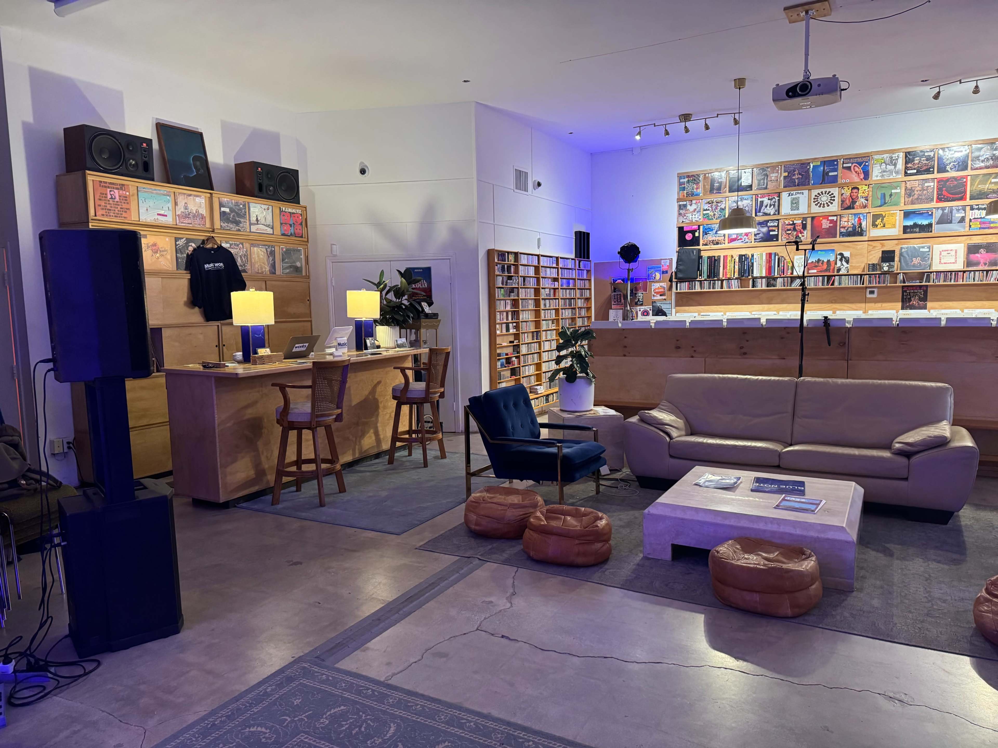 Record store and live performance event space/venue, baby grand piano, beautiful Image in Catalina Villas, Pasadena, CA