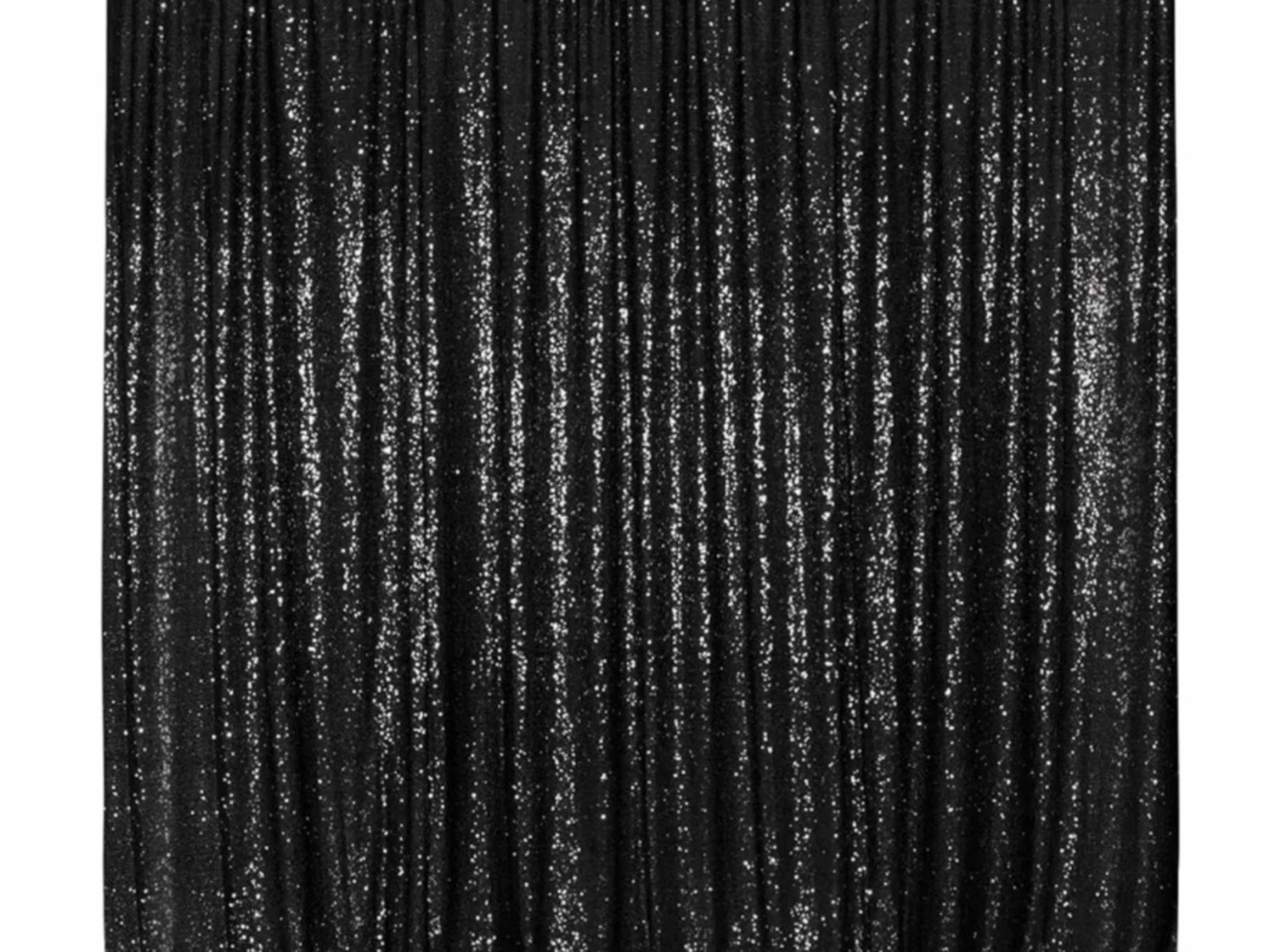 Backdrop Black Sequin 