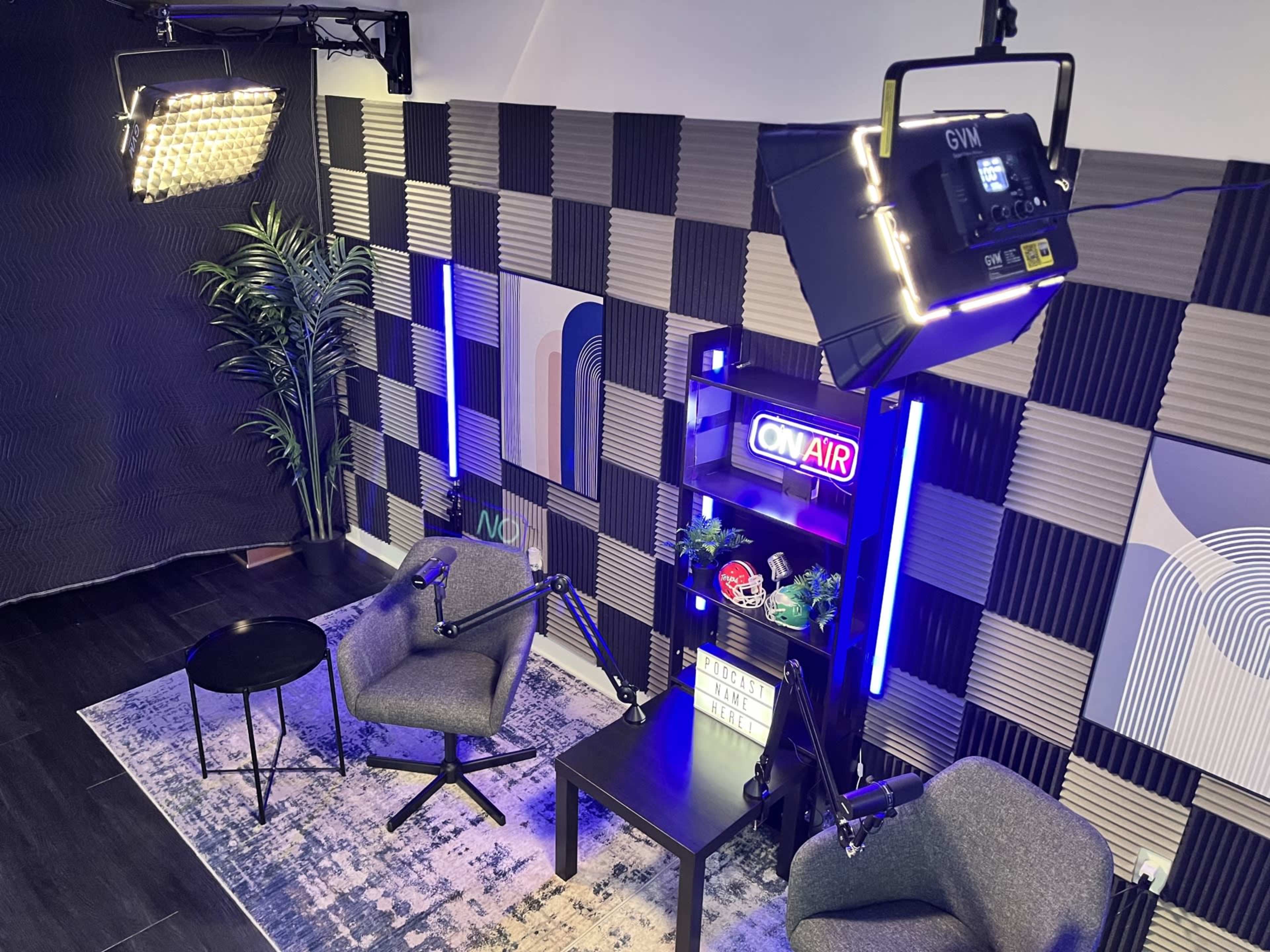 Professional Podcast Recording Studio Image in Ashley Park, Charlotte, NC