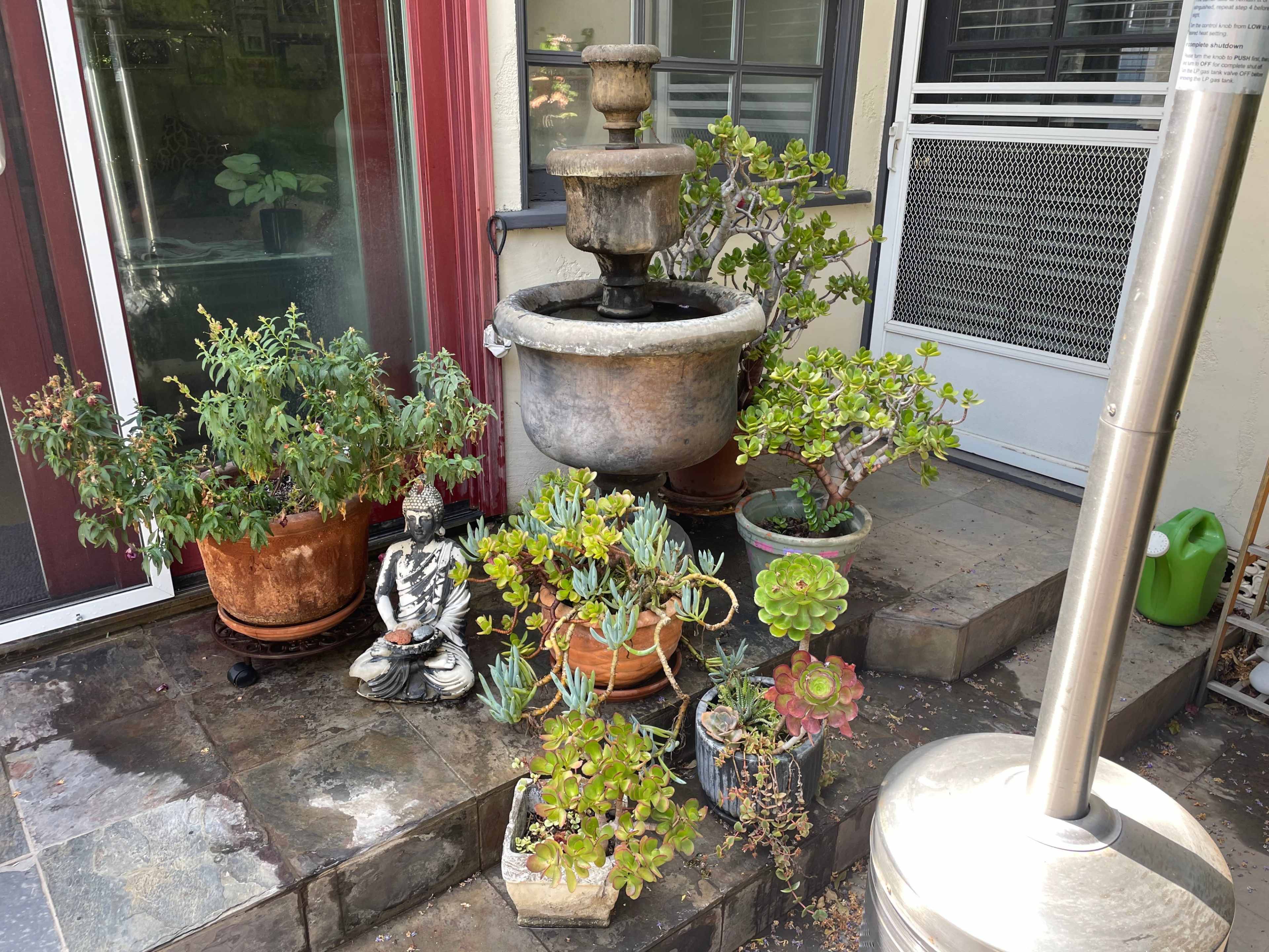 Suburban home with beautiful backyard garden party space Image in Westchester, Los Angeles, CA