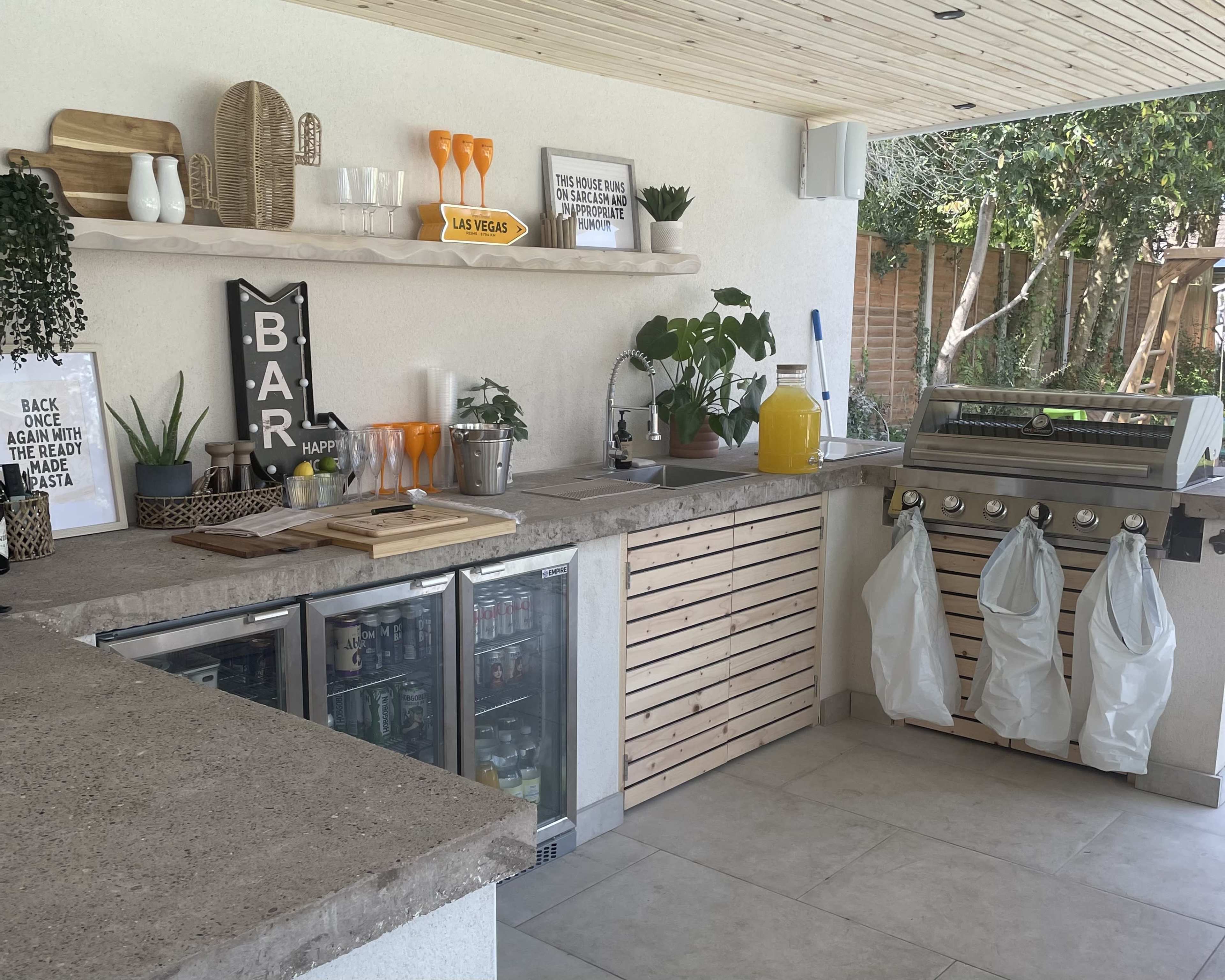 Boho Garden with Outdoor Kitchen and Heated Pool Image in Stourbridge, Stourbridge, ENG