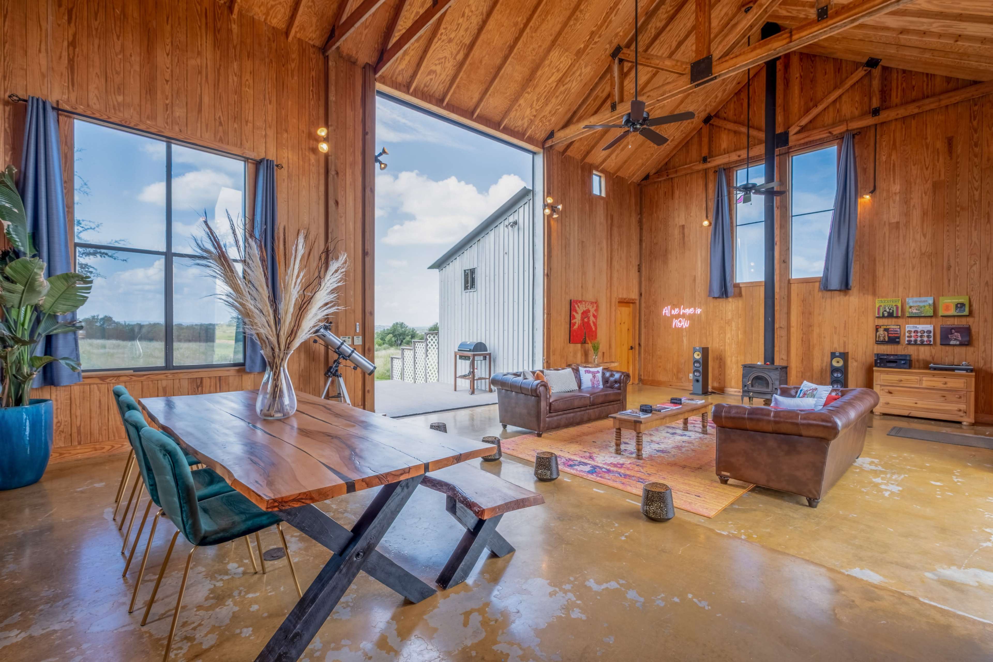 Unique Barn on a 60 Acre Ranch with Stunning Views, Johnson City, TX |  Off-Site | Peerspace, image size:3840x2560