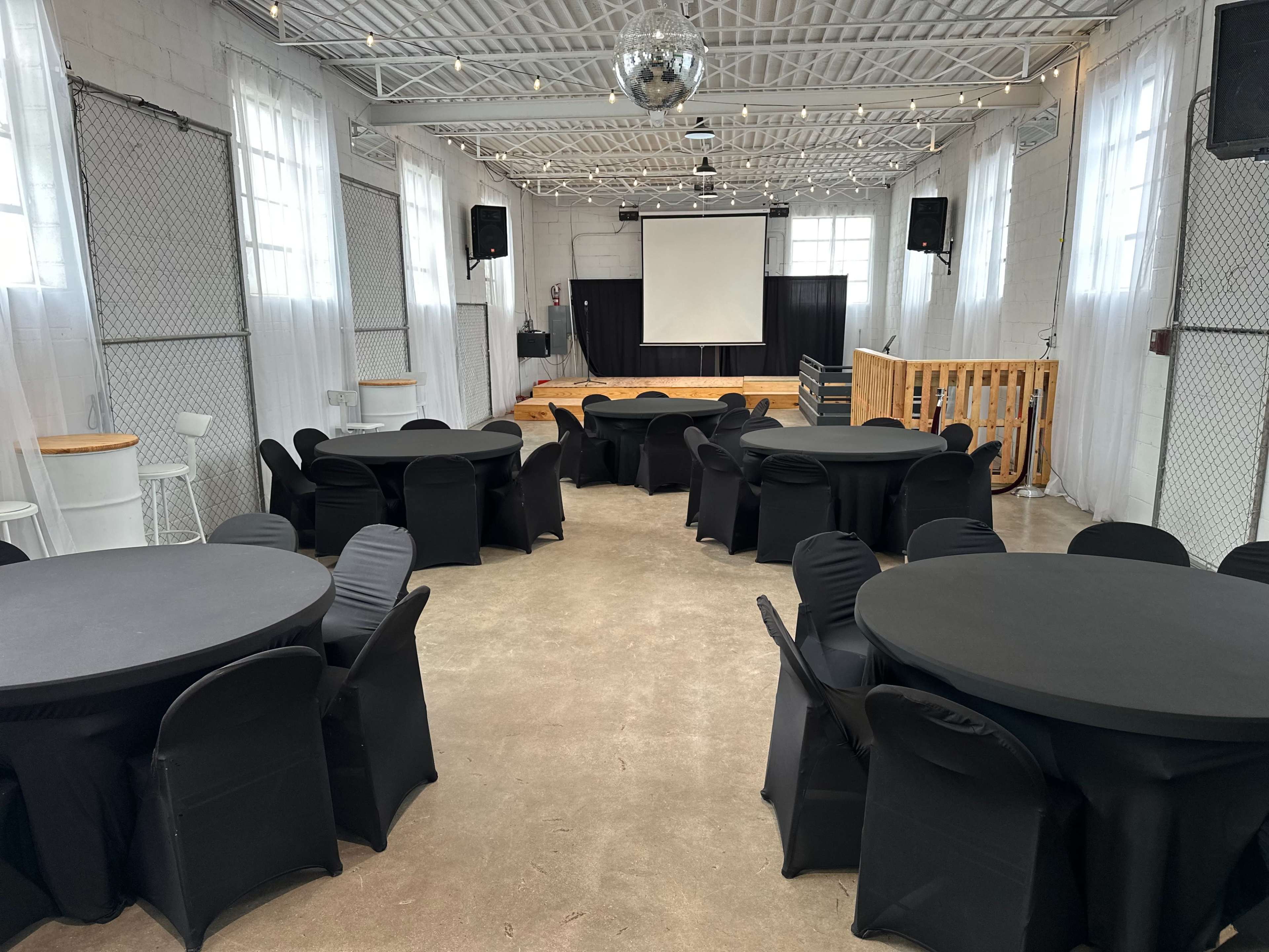 Dock Walkers point warehouse with natural lighting and high