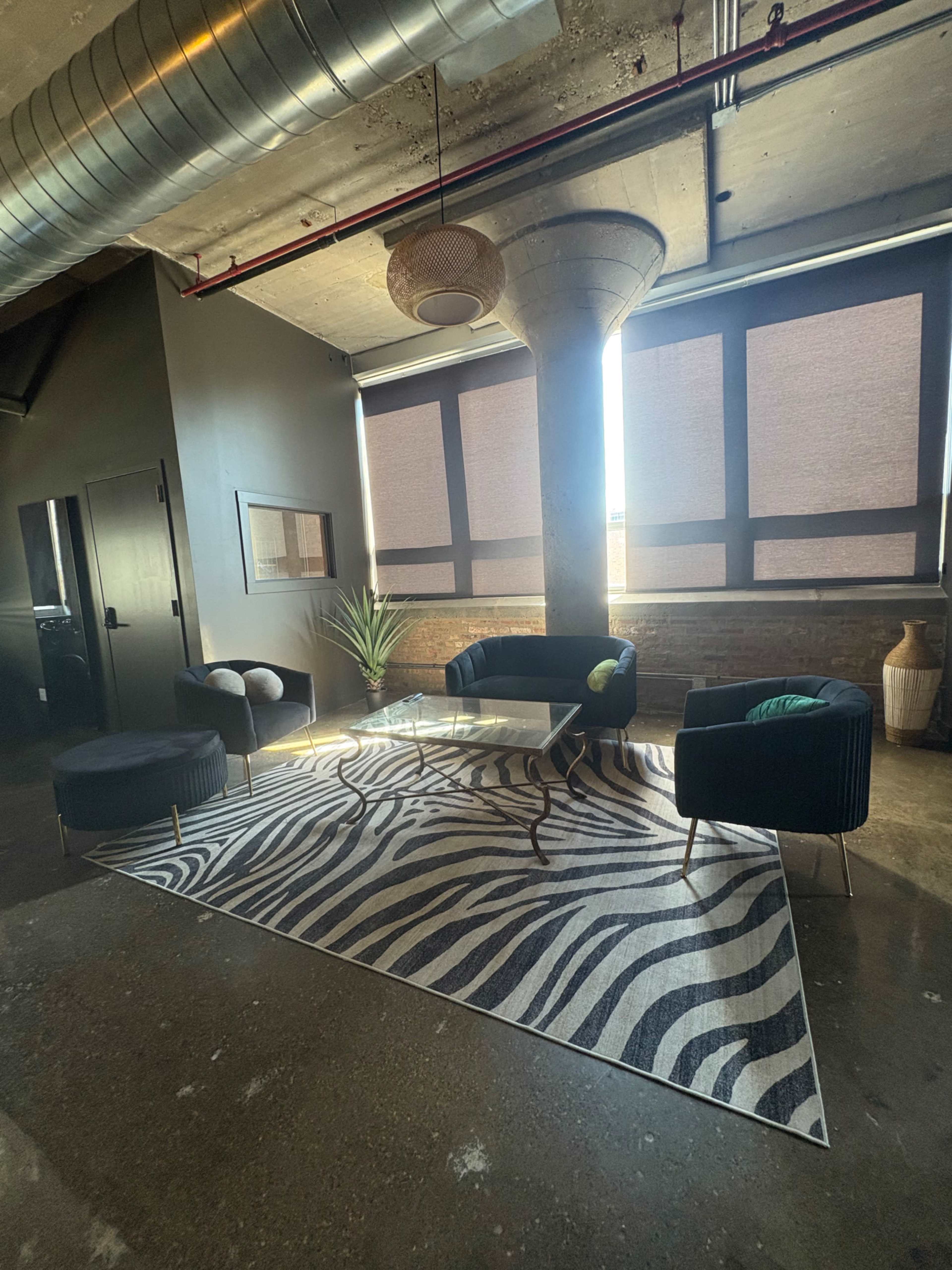 Luxury Industrial Loft for Events, Content ,Wellness, Photography Image in Uptown, Chicago, IL