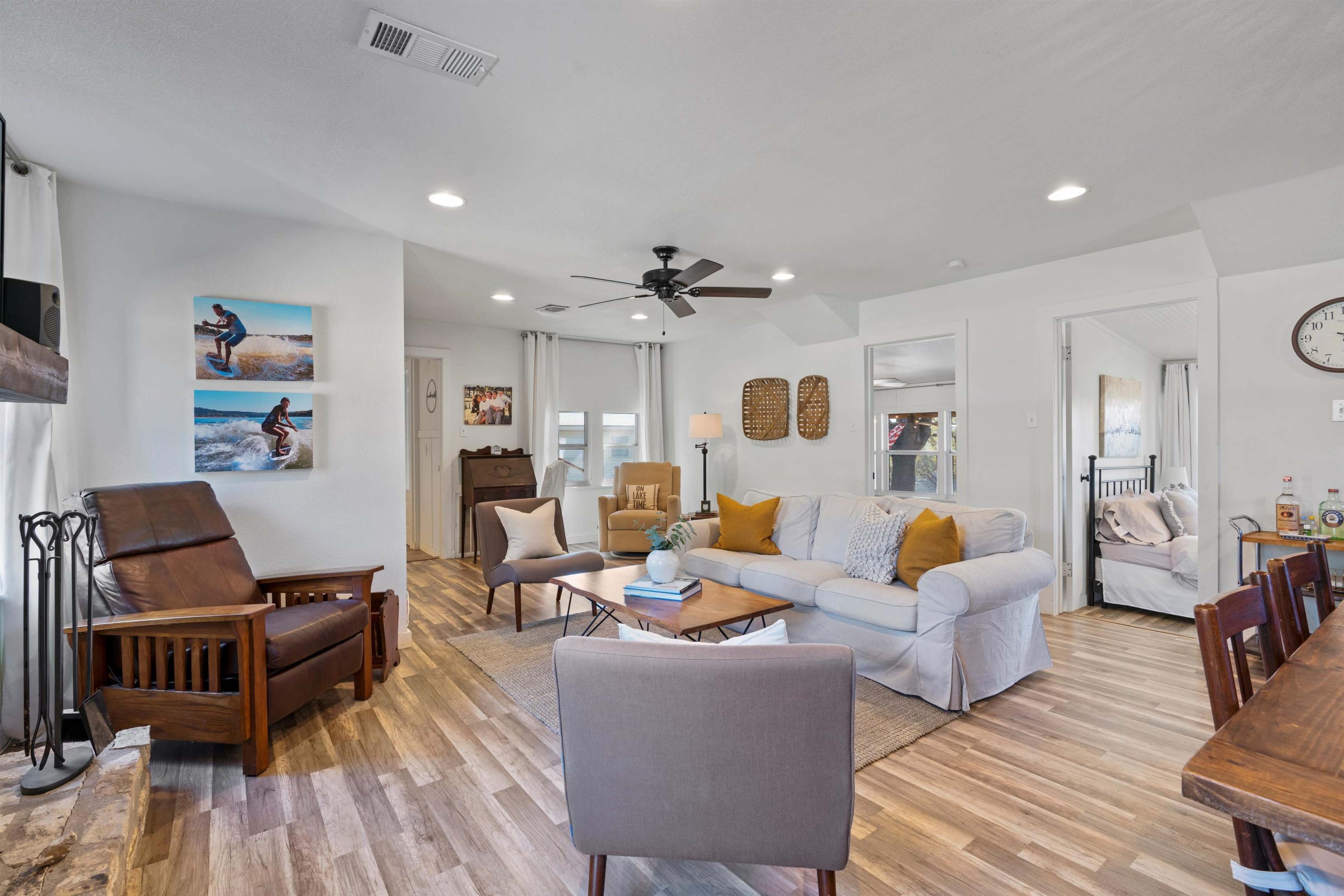 Beautiful cottage in the hill country; multi-acre property perfect for wedding showers, team meets & more! Image in Flat Creek, marble falls, TX