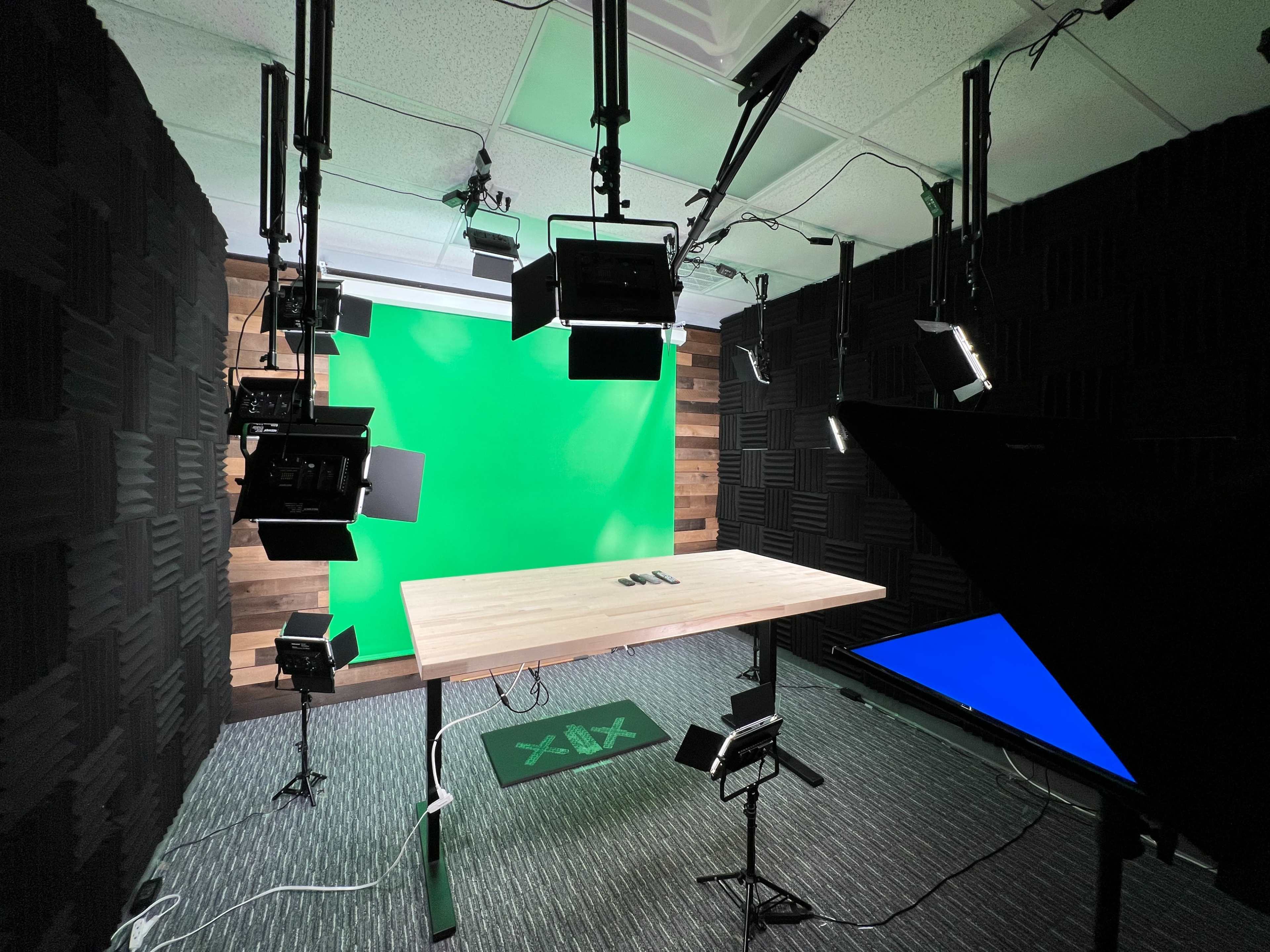 All-Inclusive Raleigh Video Studio with Green Screen, Shiplap Wall, Pro Lighting & Lounge Image in Northwest Raleigh, Raleigh, NC