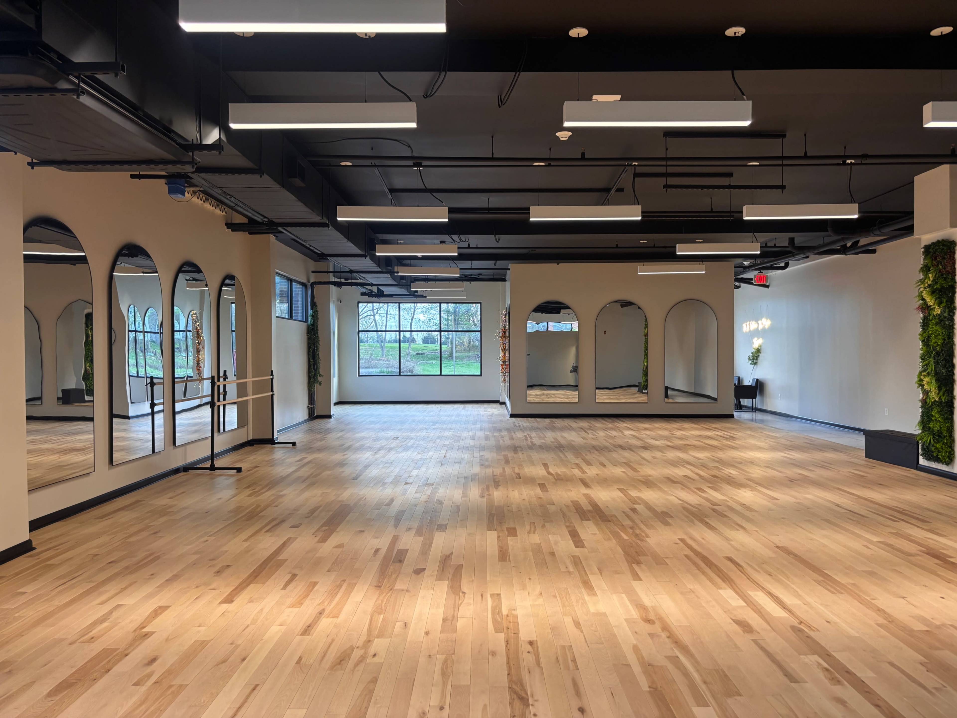 Modern & Sun-Drenched Professional Dance Studio Image in New Britain, Doylestown, PA