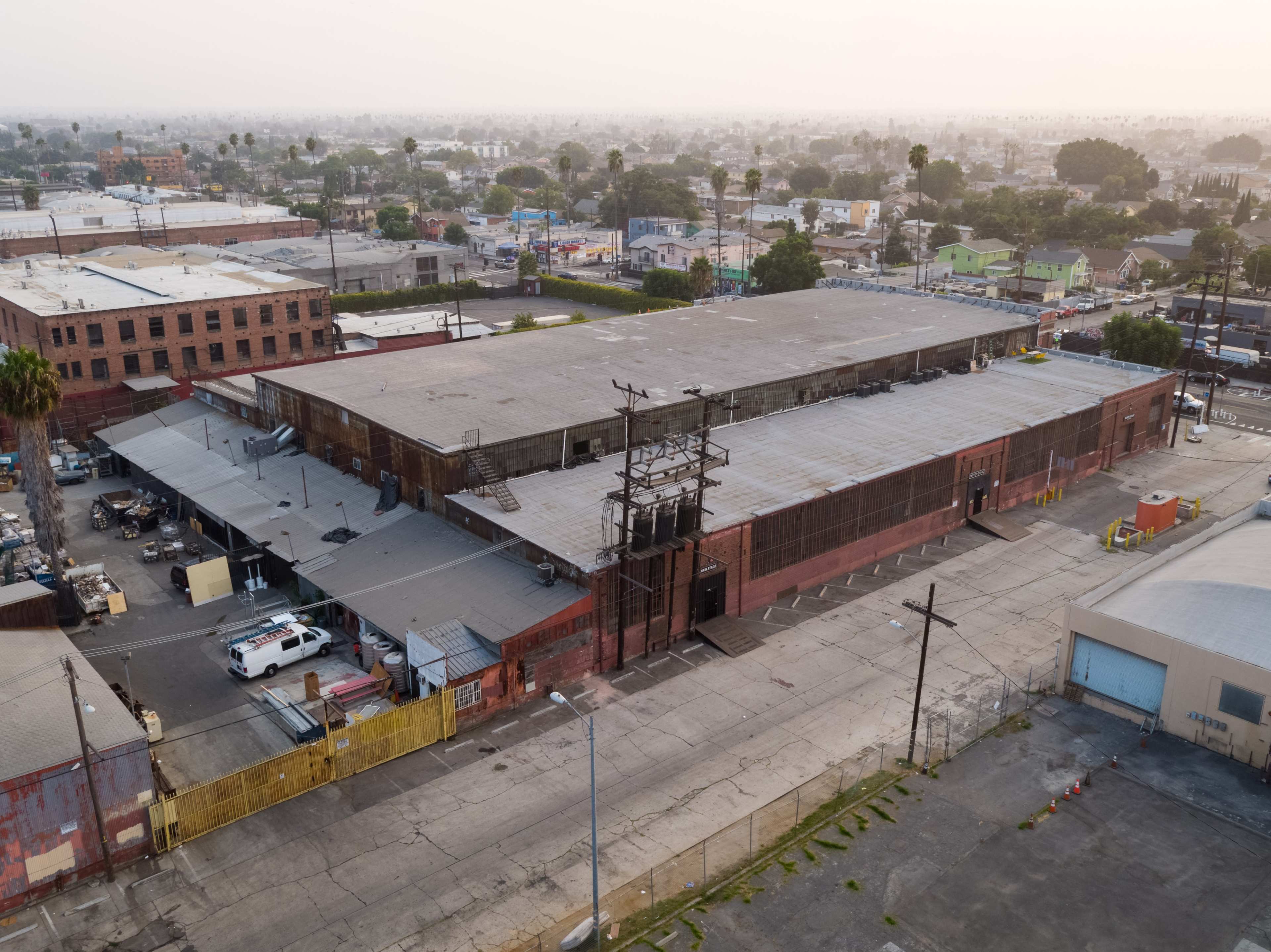 Los Angeles Rooftop Location:  2 Levels, Industrial Windows, and DTLA Views Image in South Los Angeles, Los Angeles, CA