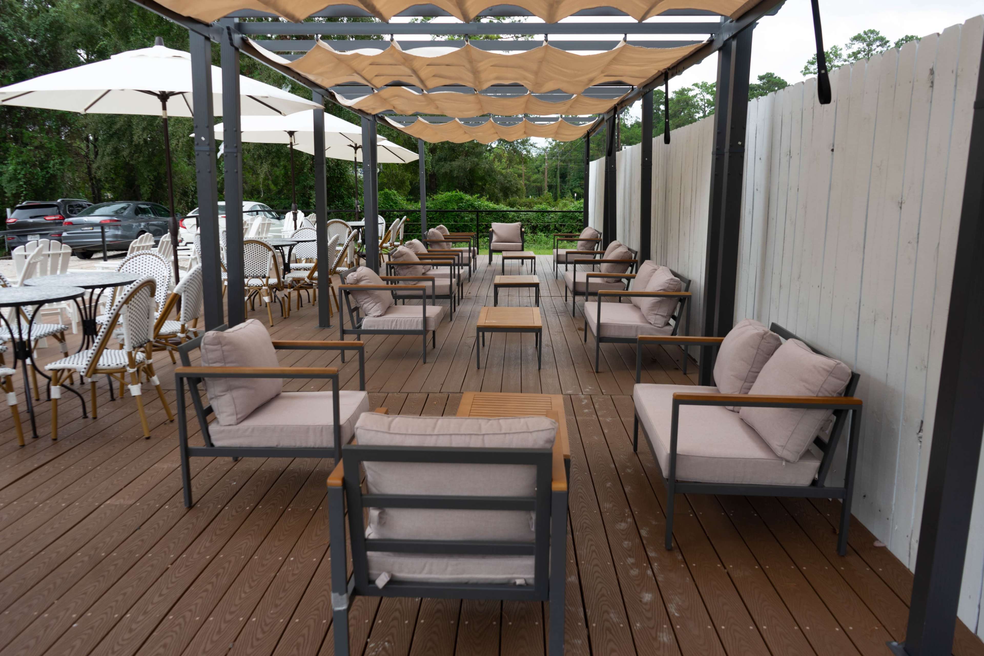 Charming Indoor-Outdoor Venue Cafe Image in , Spring, TX
