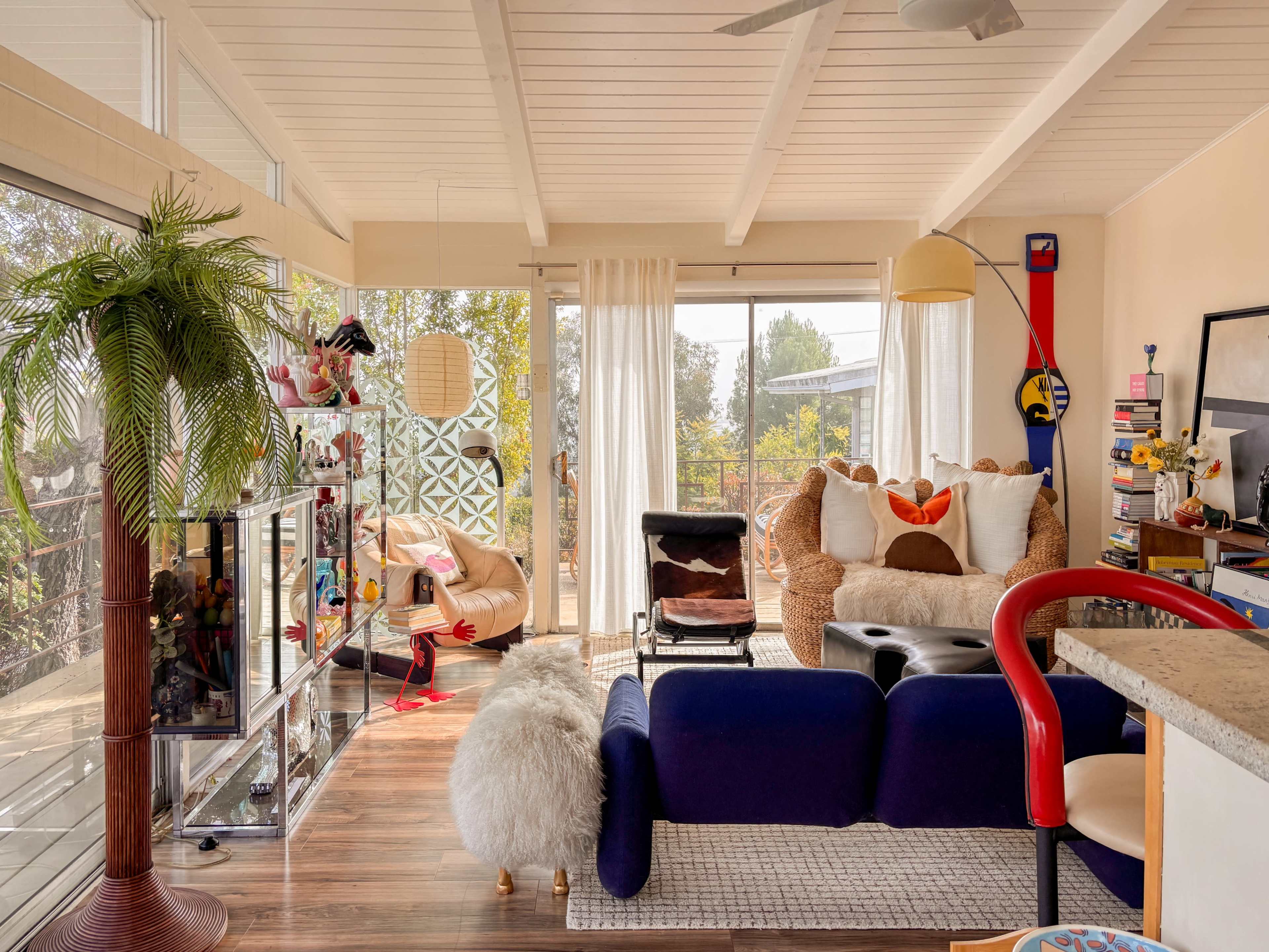 Vintage Eclectic Mid-Century Hilltop Home with Sweeping LA Views