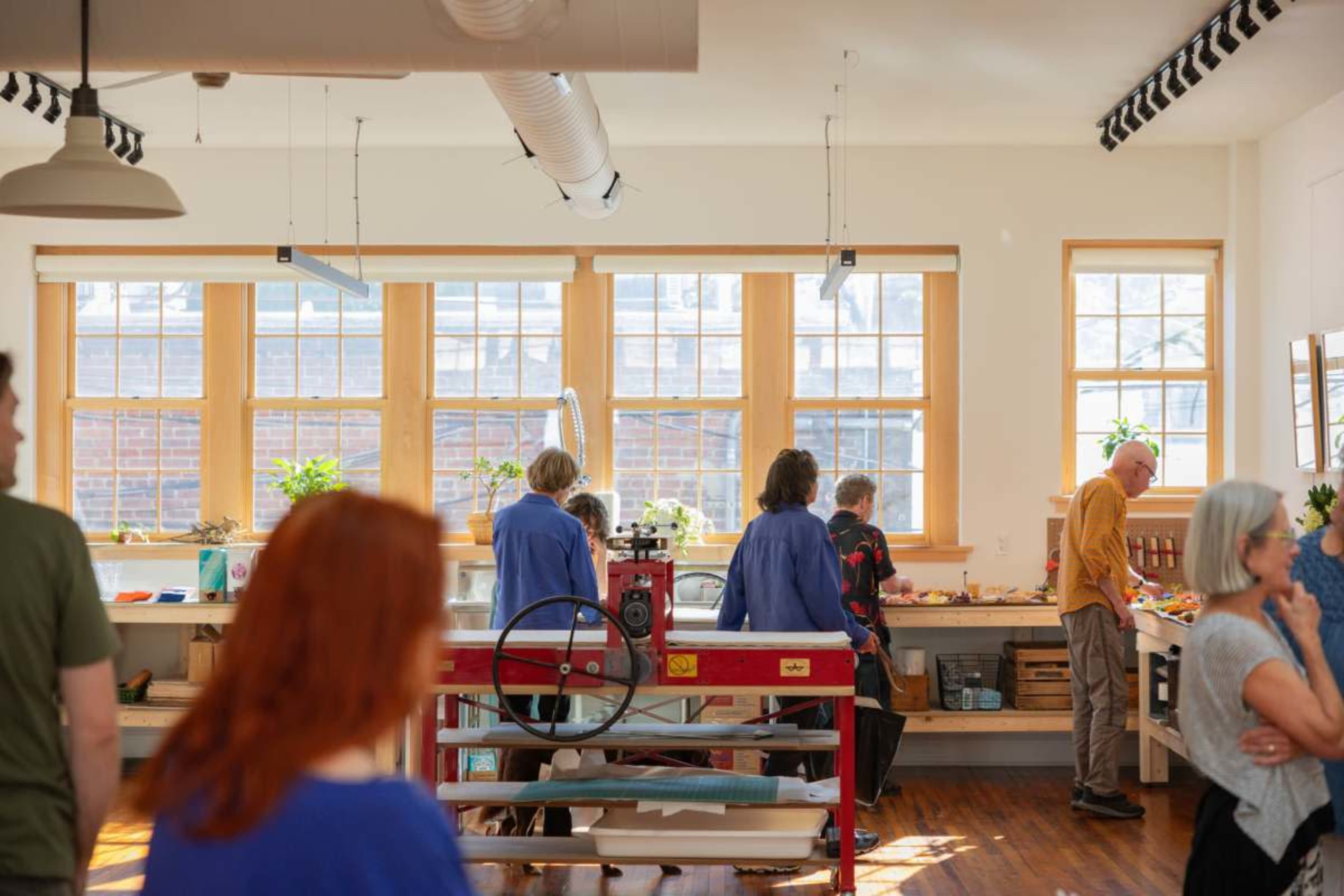 Downtown Gallery Industrial light filled minimalist space Image in Downtown, Asheville, NC