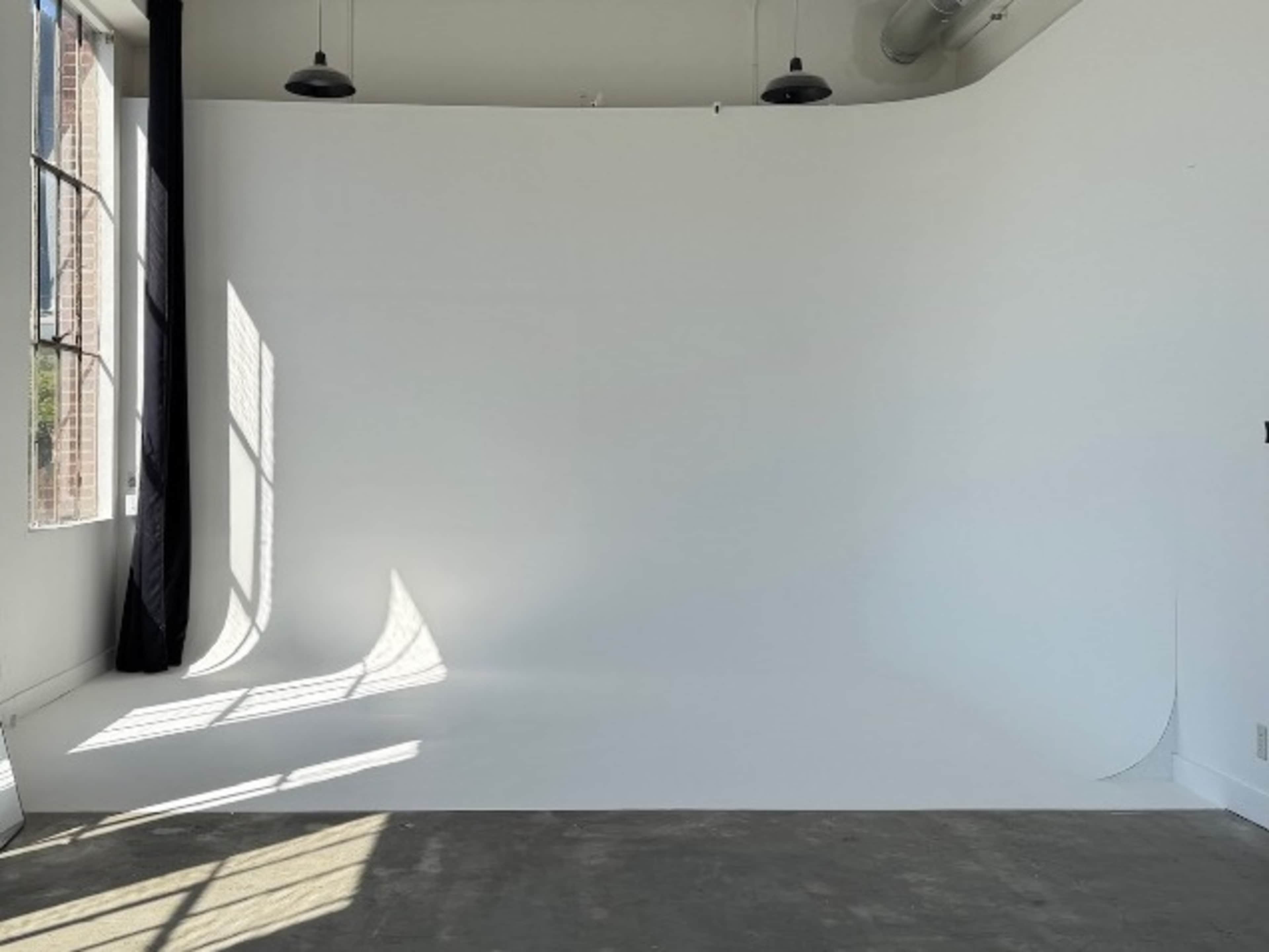 Freshly Painted White Cyc Wall