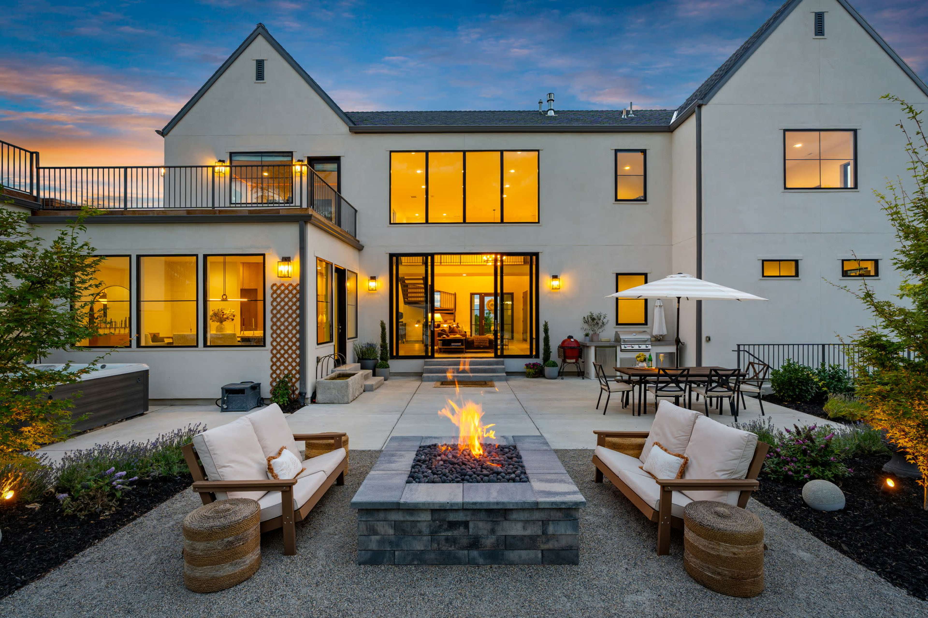Modern Mountain Estate | English Garden, Natural Light & Stunning Views Image in Granite Ridge, Sandy, UT