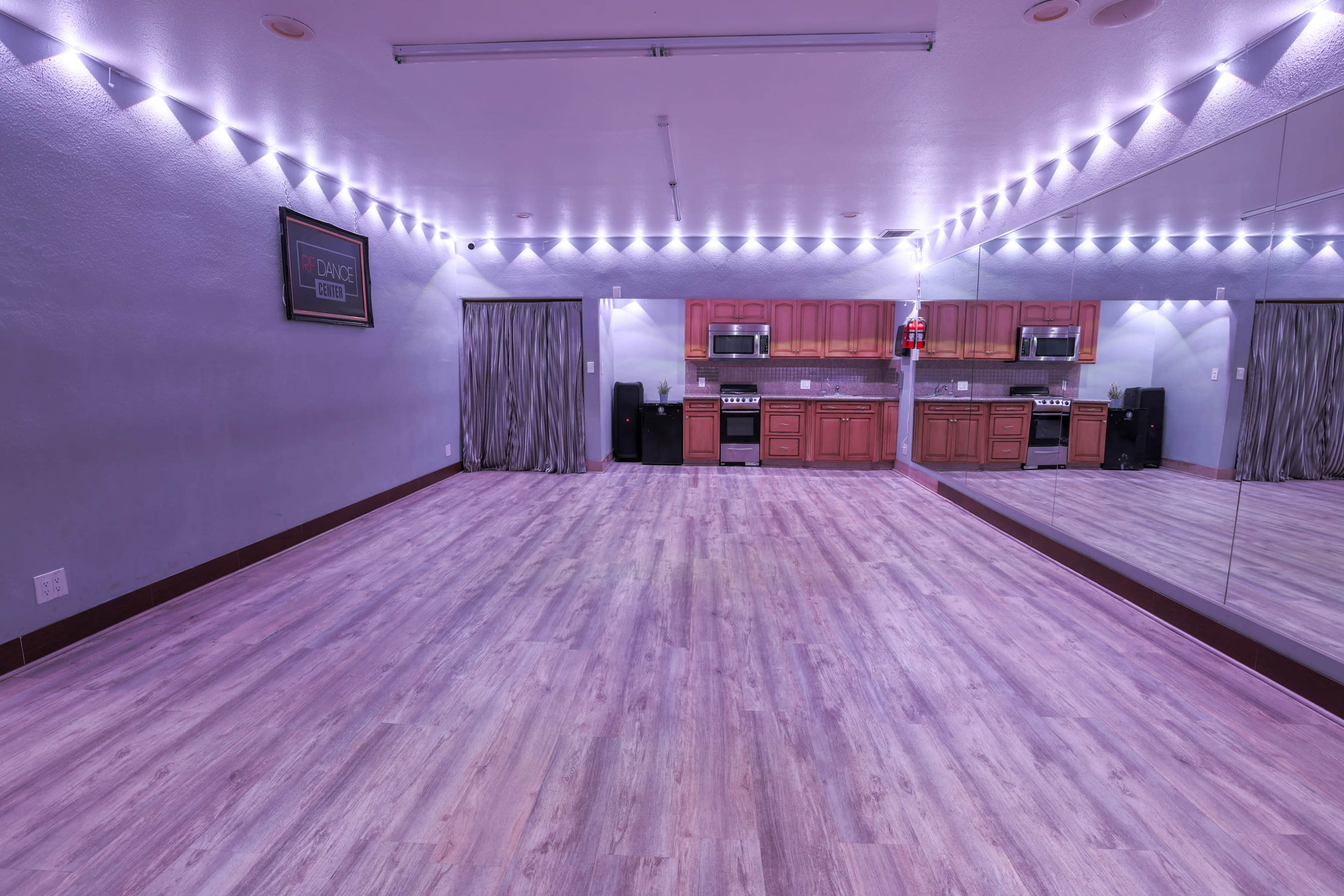Intimate Studio w/ Accent Lighting & Curtain Image in French Court, Santa Ana, CA