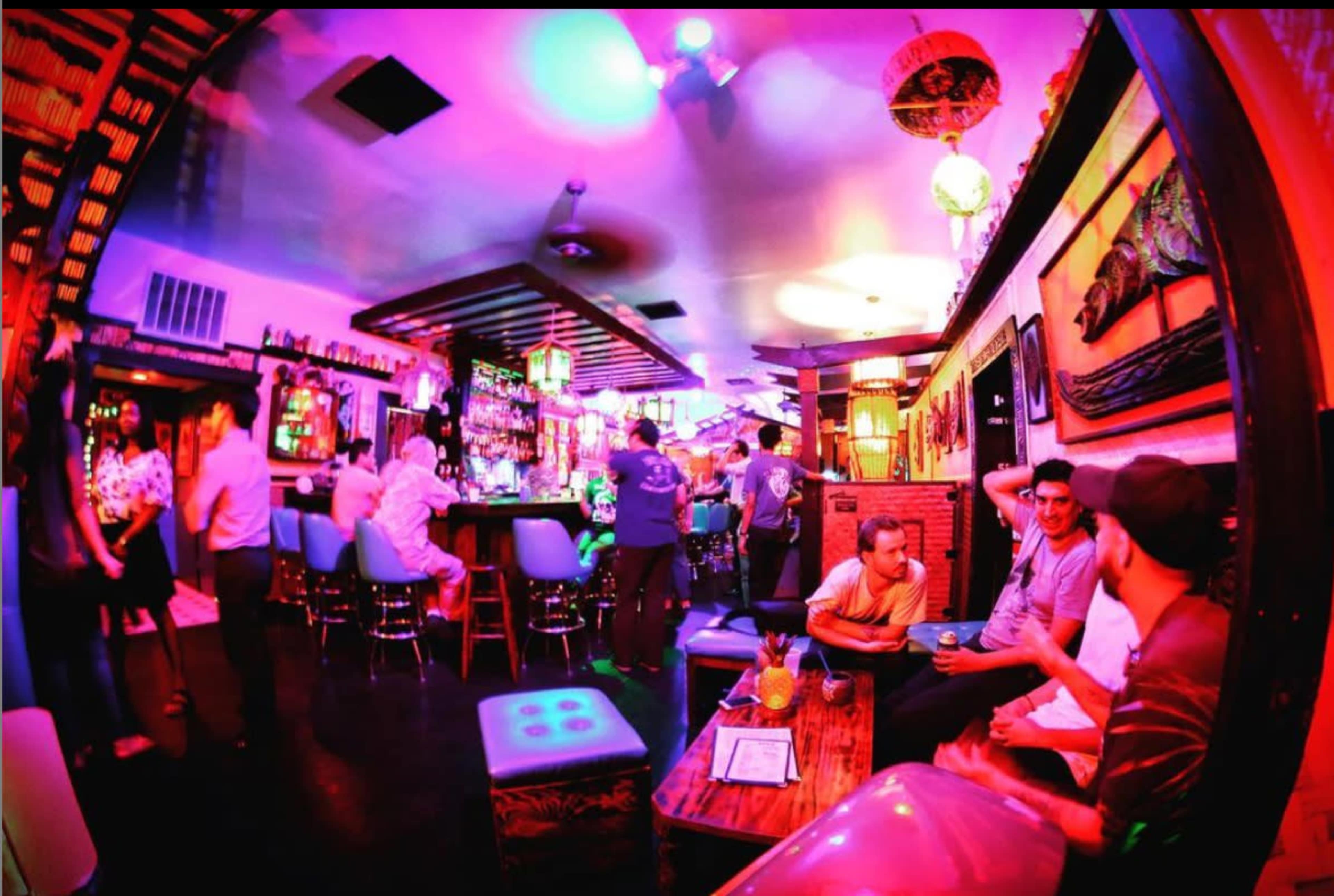 90 minutes from LA, mid century modern Tiki bar upstairs, Nautical Rustic Downstairs. Image in Downtown, Bakersfield, CA