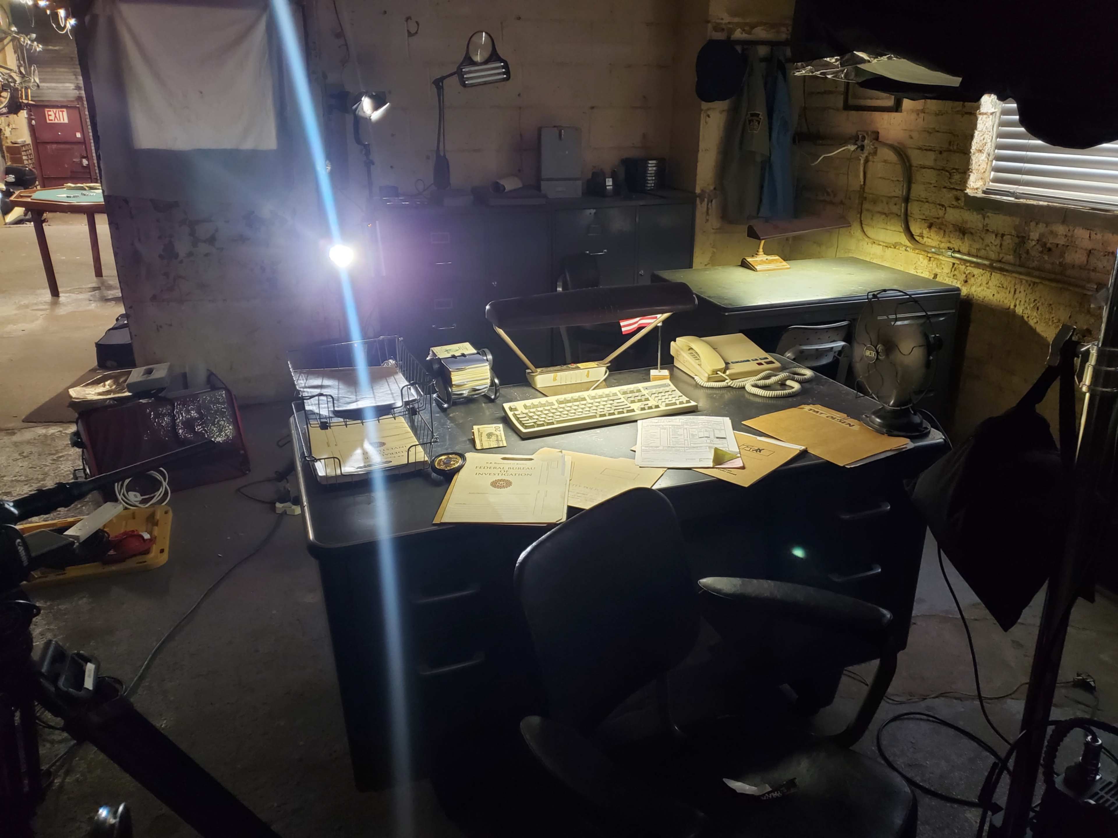 Authentic Vintage Detective’s Office Set Image in Williamsburg, Brooklyn, NY