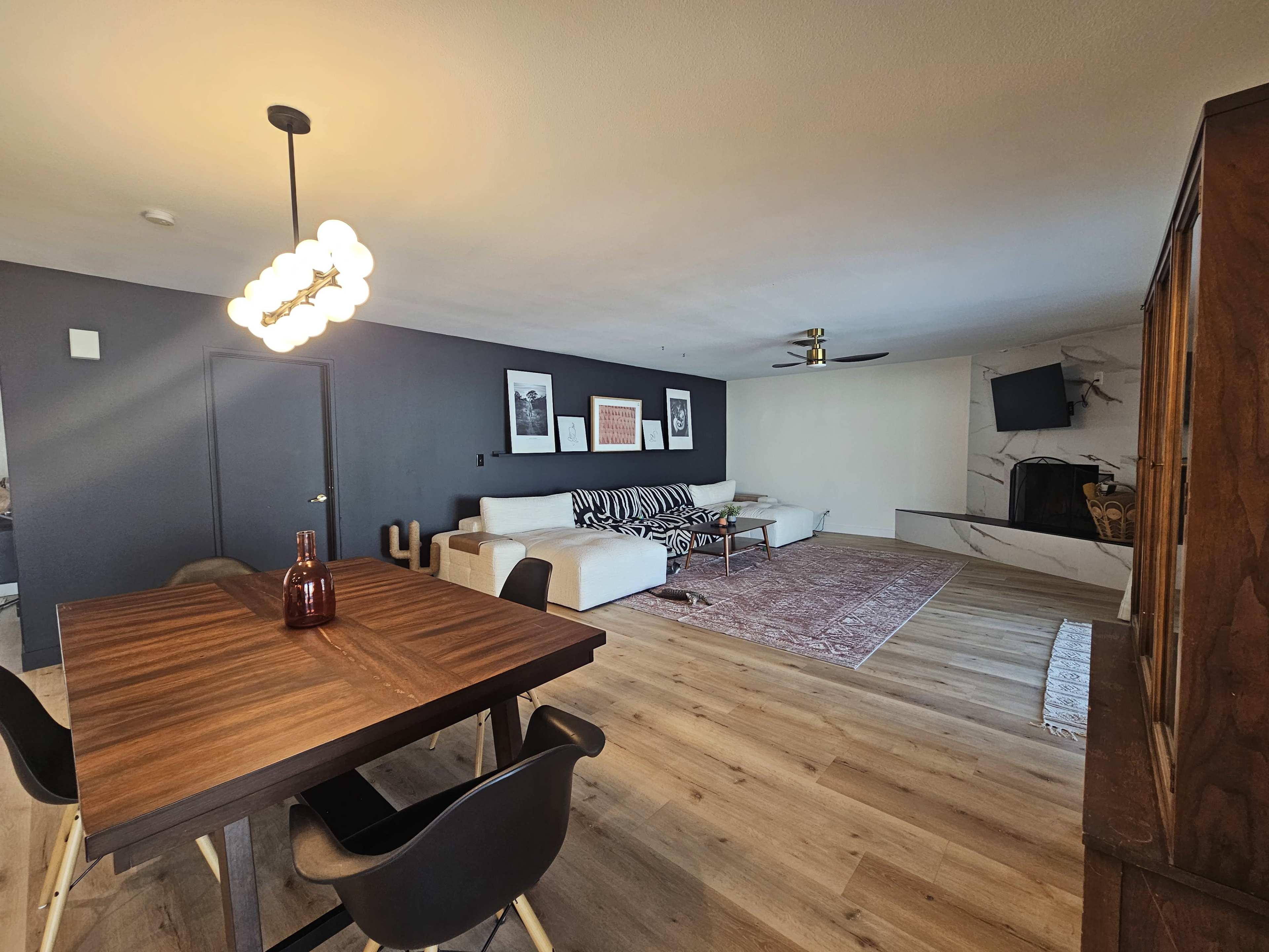 Modern Boho Mid-century Home with a Sparkling Pool Image in Paradise, Las Vegas, NV