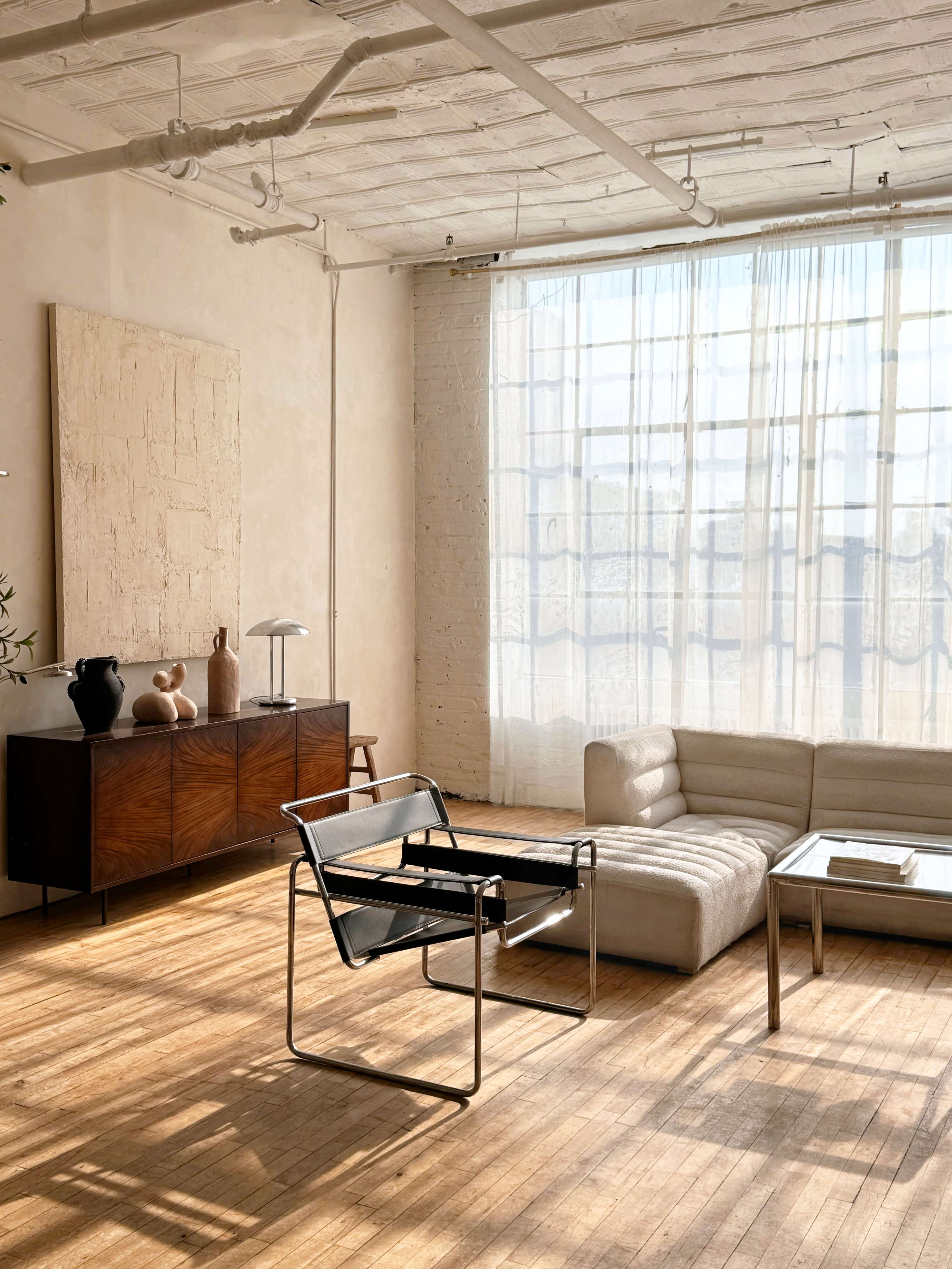 STUDIO CLYX I / Natural Light Studio Loft with Designer Furniture Image in Bushwick, Brooklyn, NY