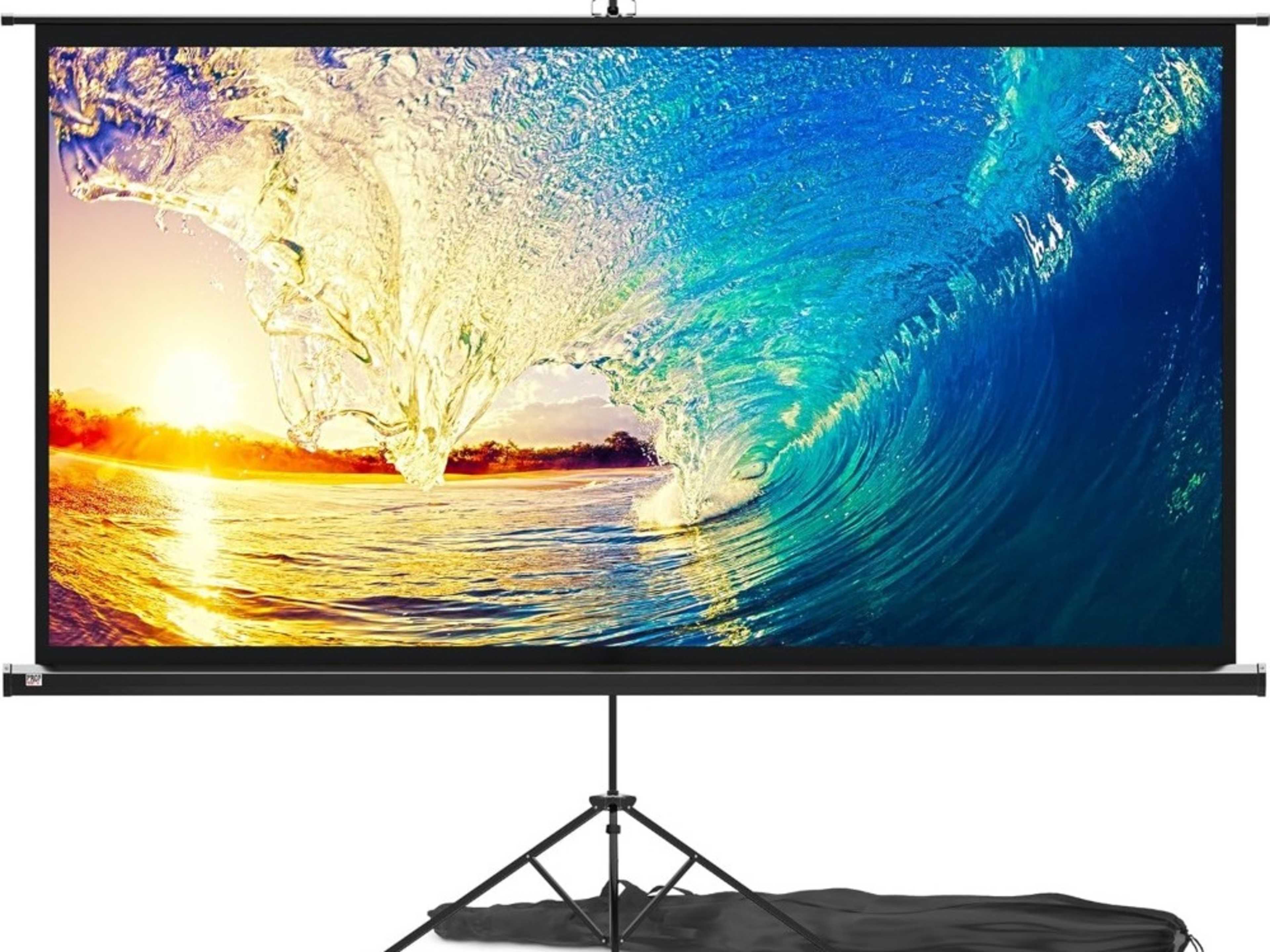 Projector + Projector Screen