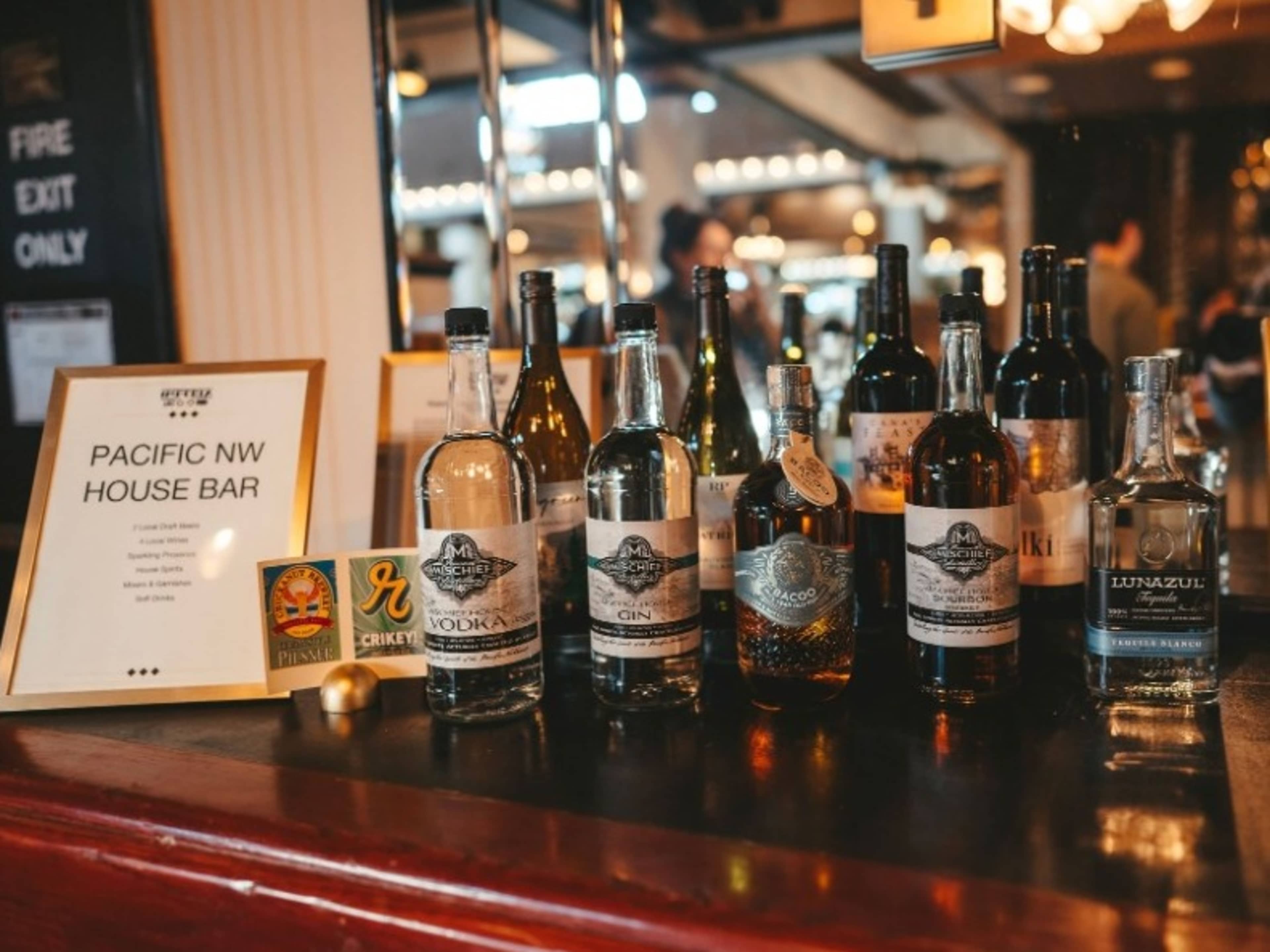 Full Bar with Spirits