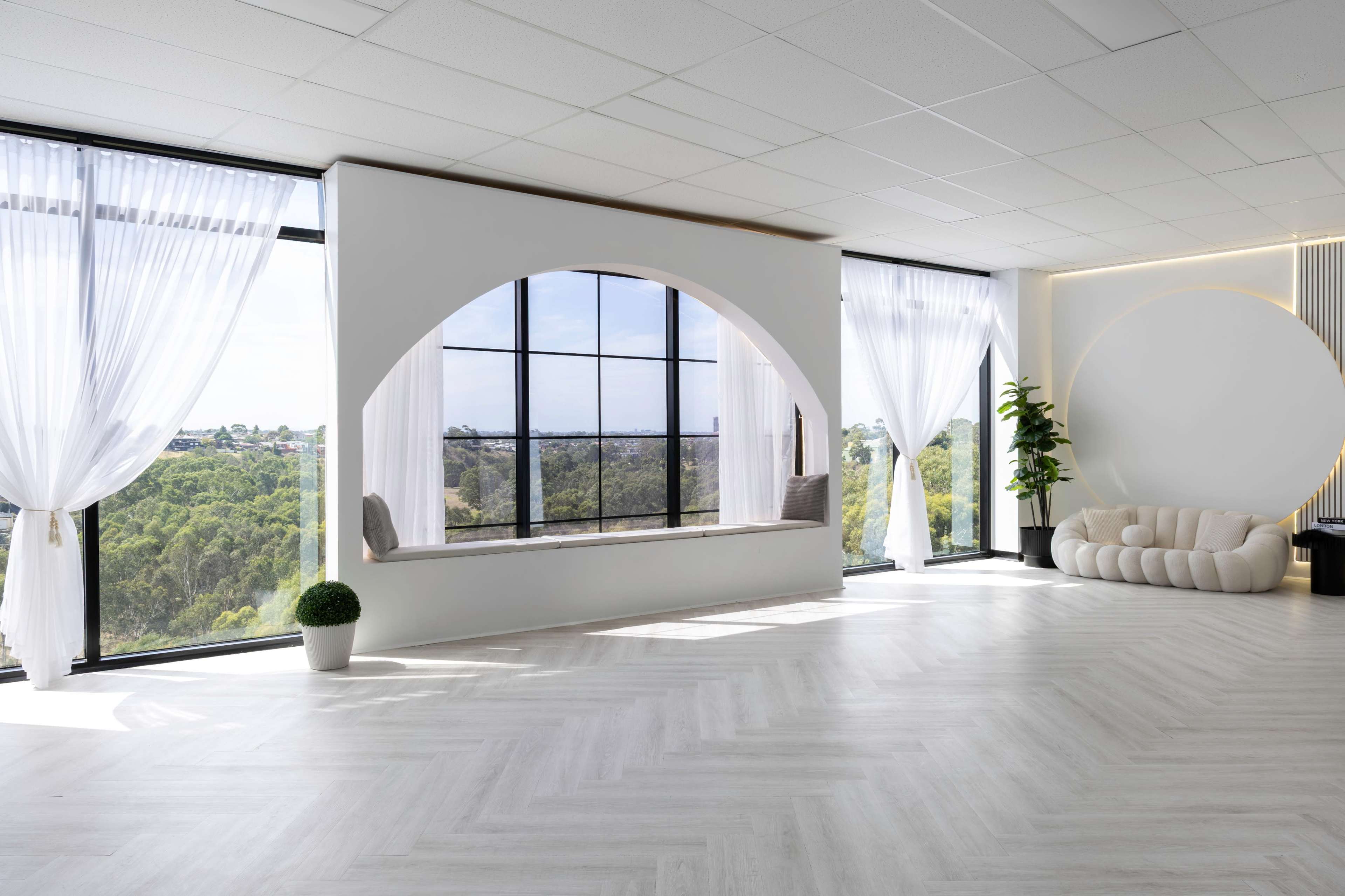 Dreamy natural light all-in-one content studio  in Braybrook. Perfect for photoshoots reels, podcasts & events. Image in Braybrook, Braybrook, VIC