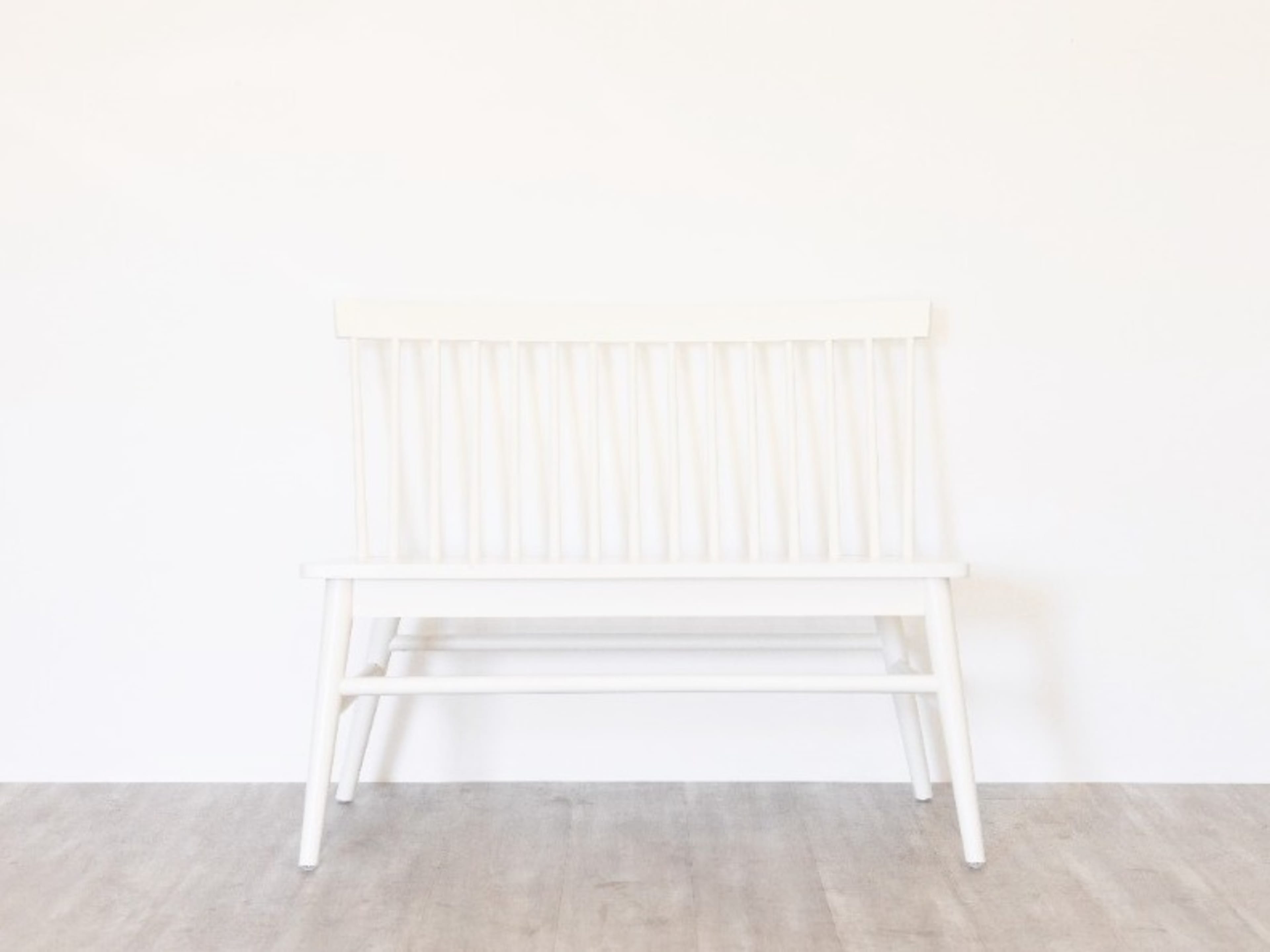 White Farm House Bench 