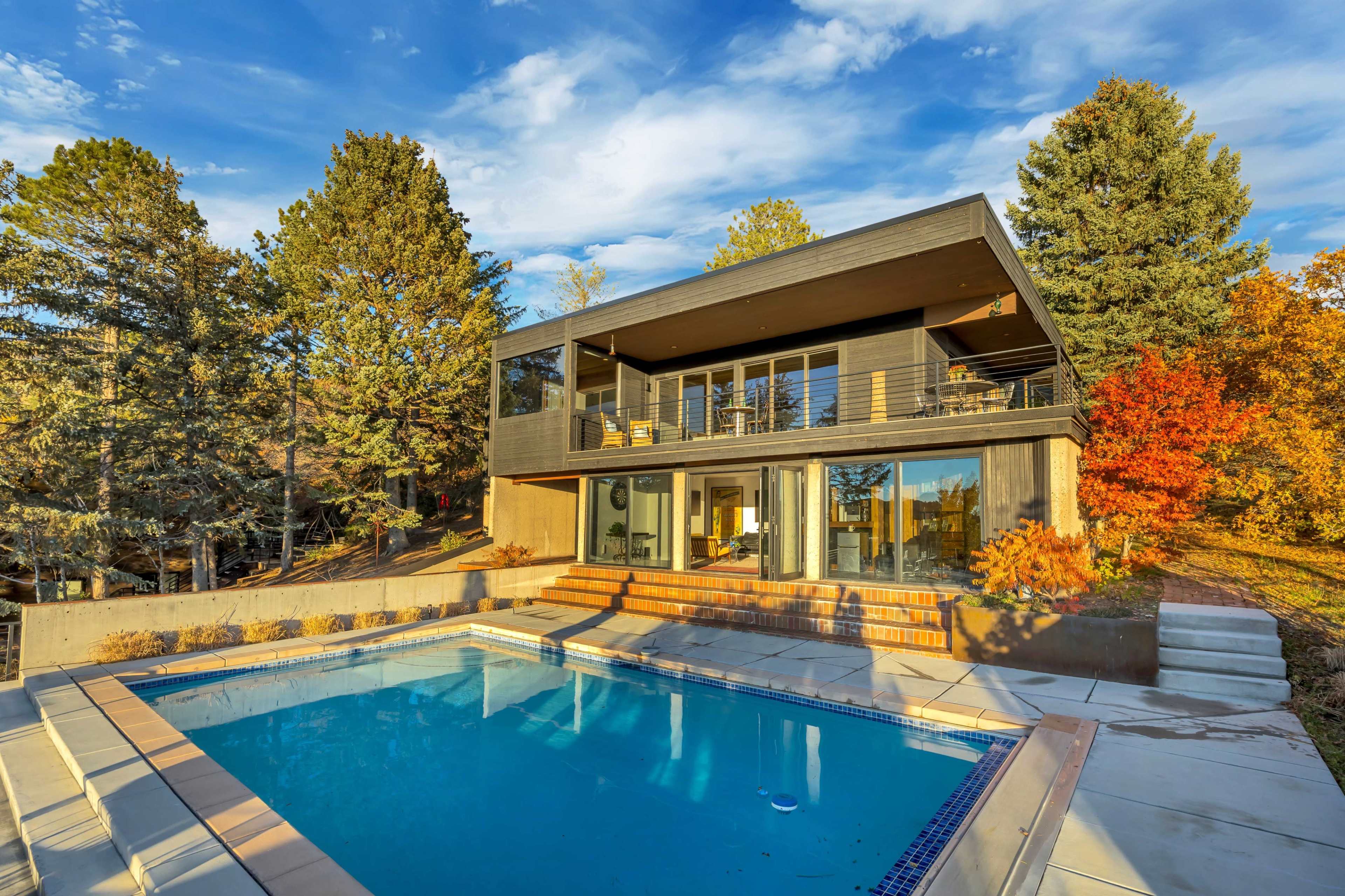 The LOOKOUT: Mid-Century  with Skyline Views + Pool + Hot-tub + Bar Image in The Avenues, Salt Lake City, UT